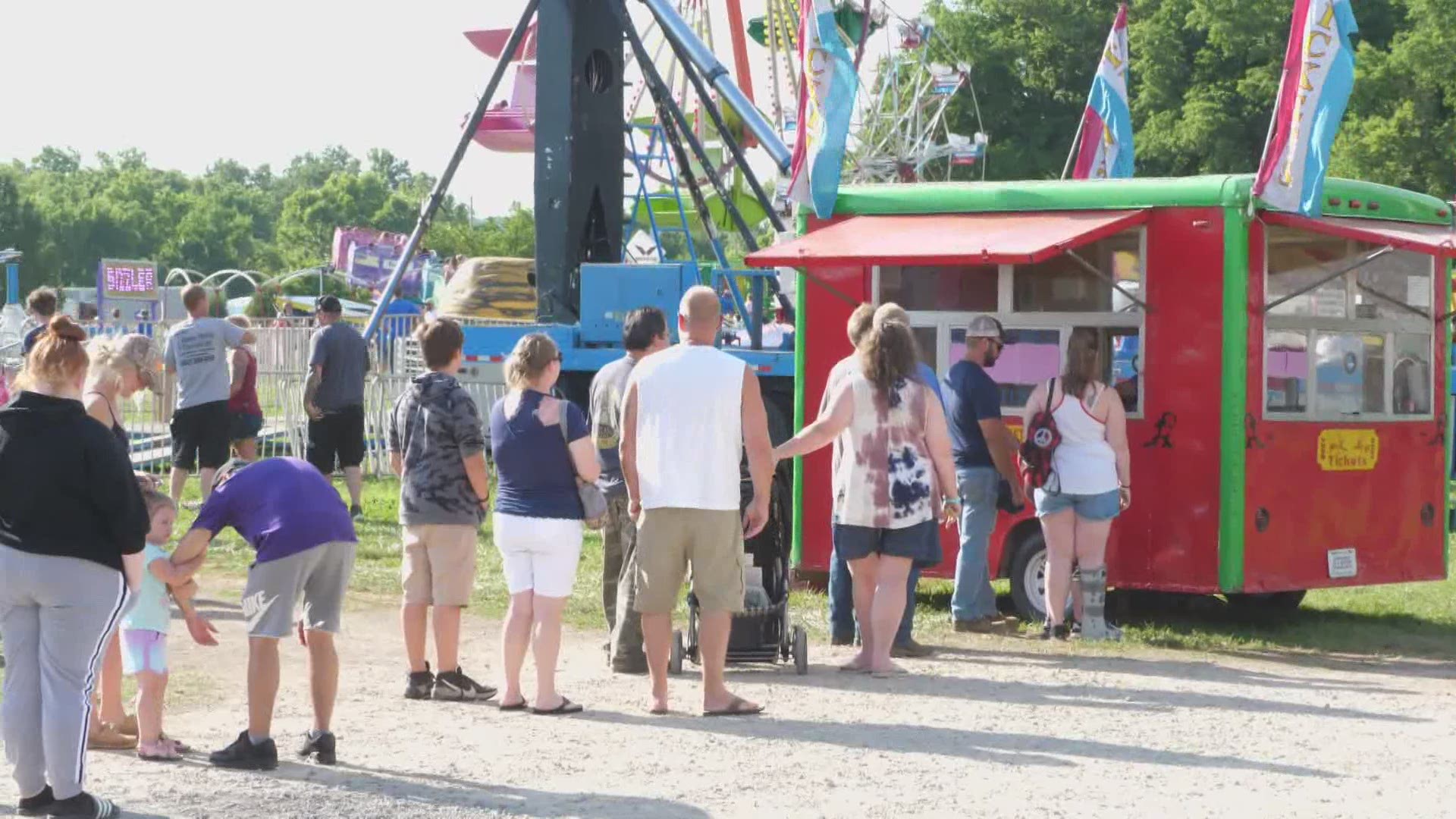 After a year of virtually no events, crowds are filling back up at county fairs just  getting started around the area.