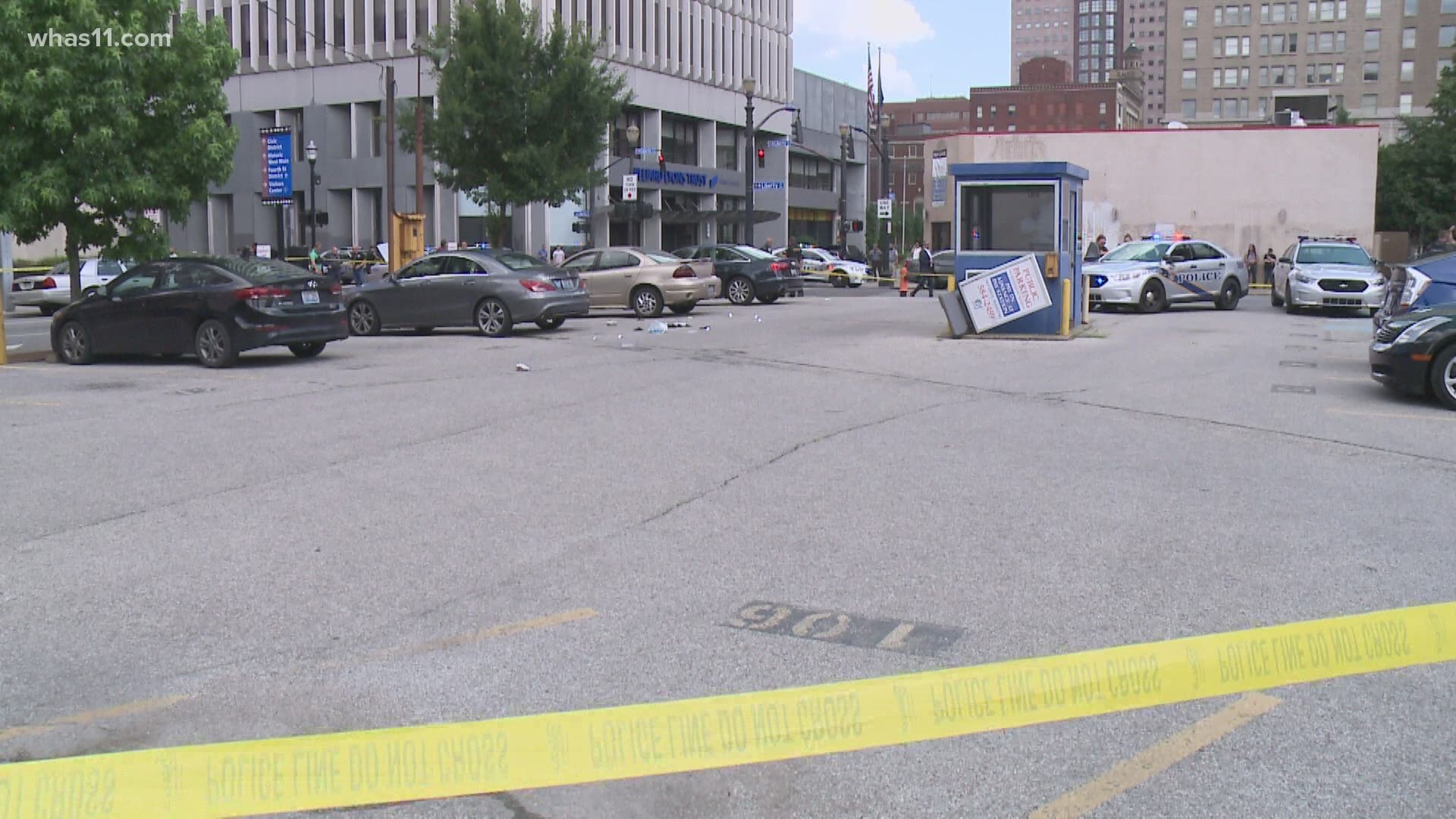 Two people are now facing murder charges after a 19-year-old was killed at a downtown bus stop in July 2020.