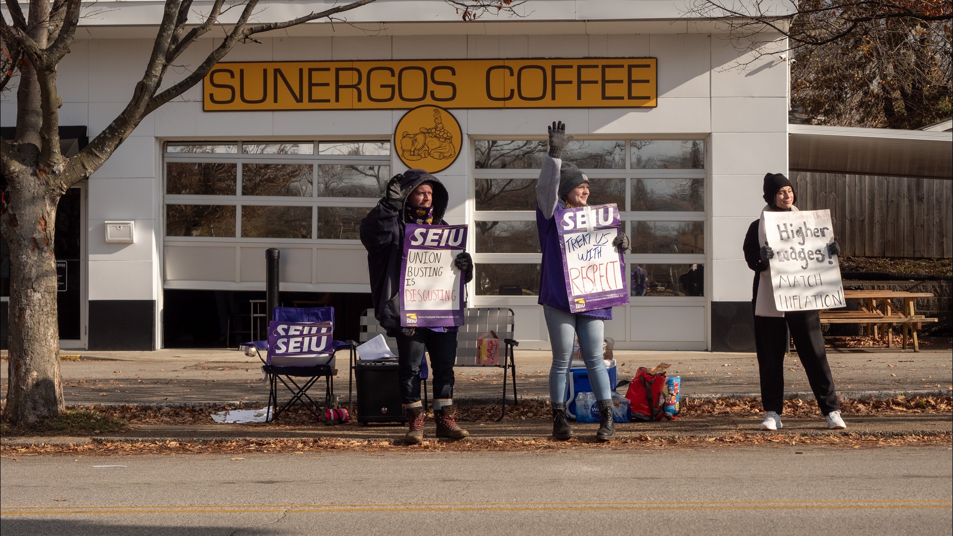 The employees started striking on Black Friday.