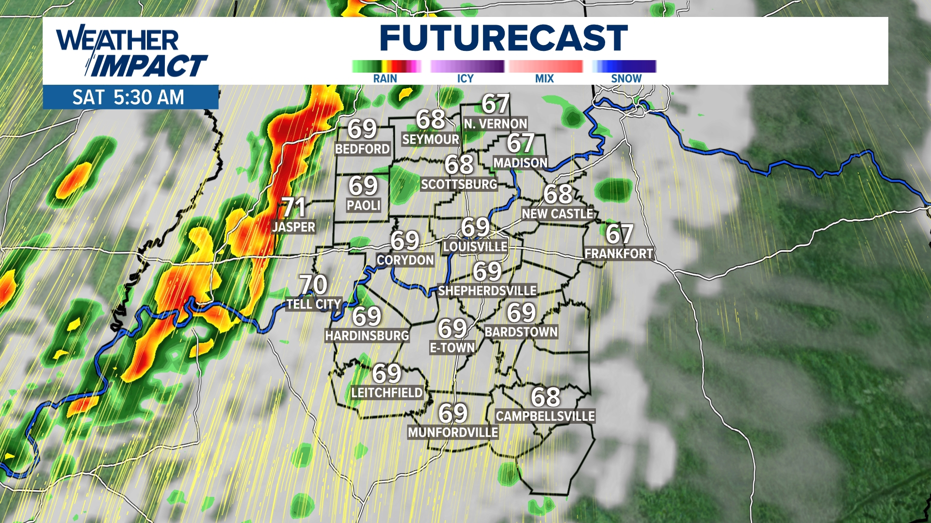 Tornadoes possible in Louisville and southern Indiana this weekend ...