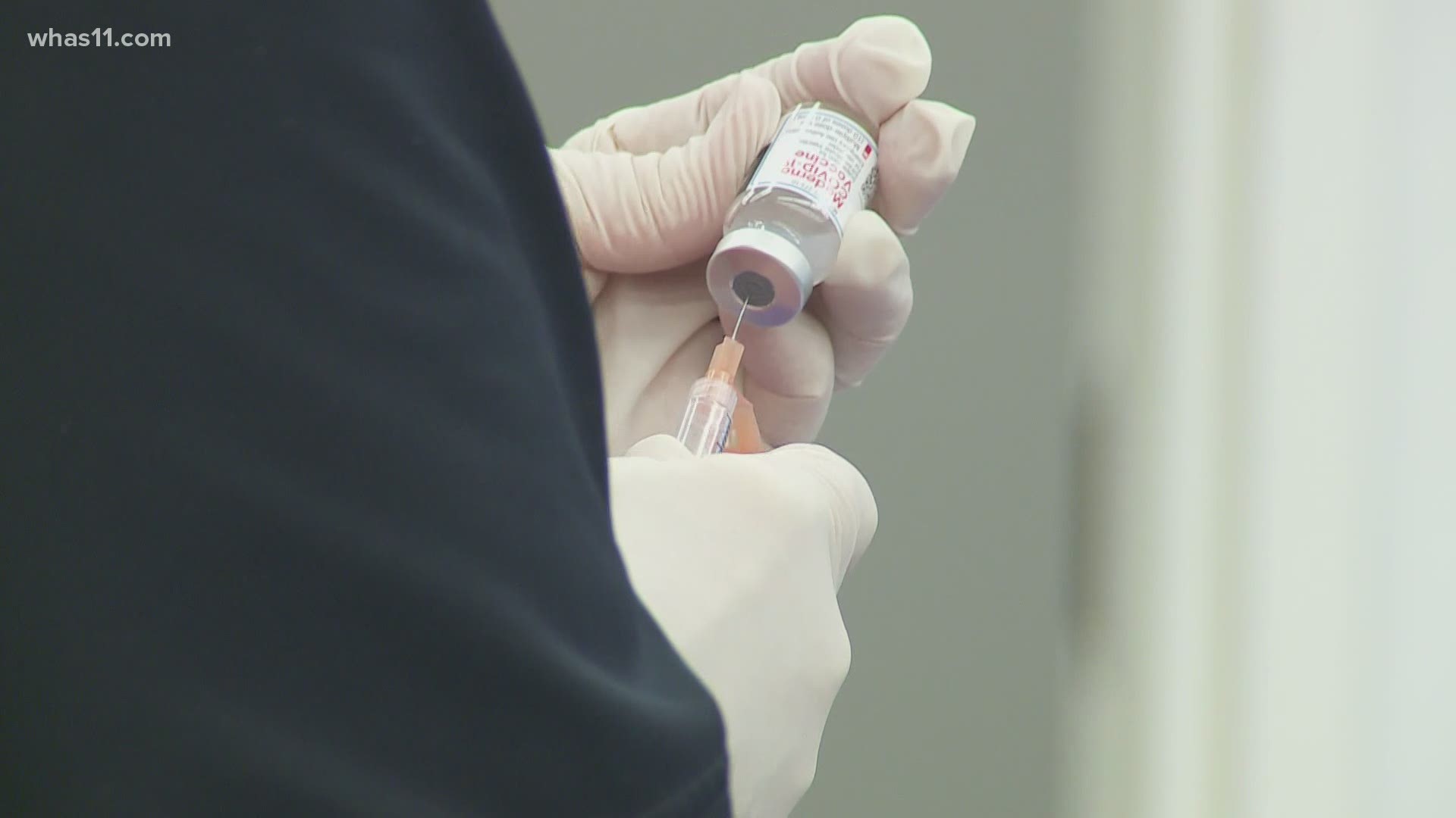 Indiana residents 80 and over started receiving the COVID-19 vaccine on Monday.