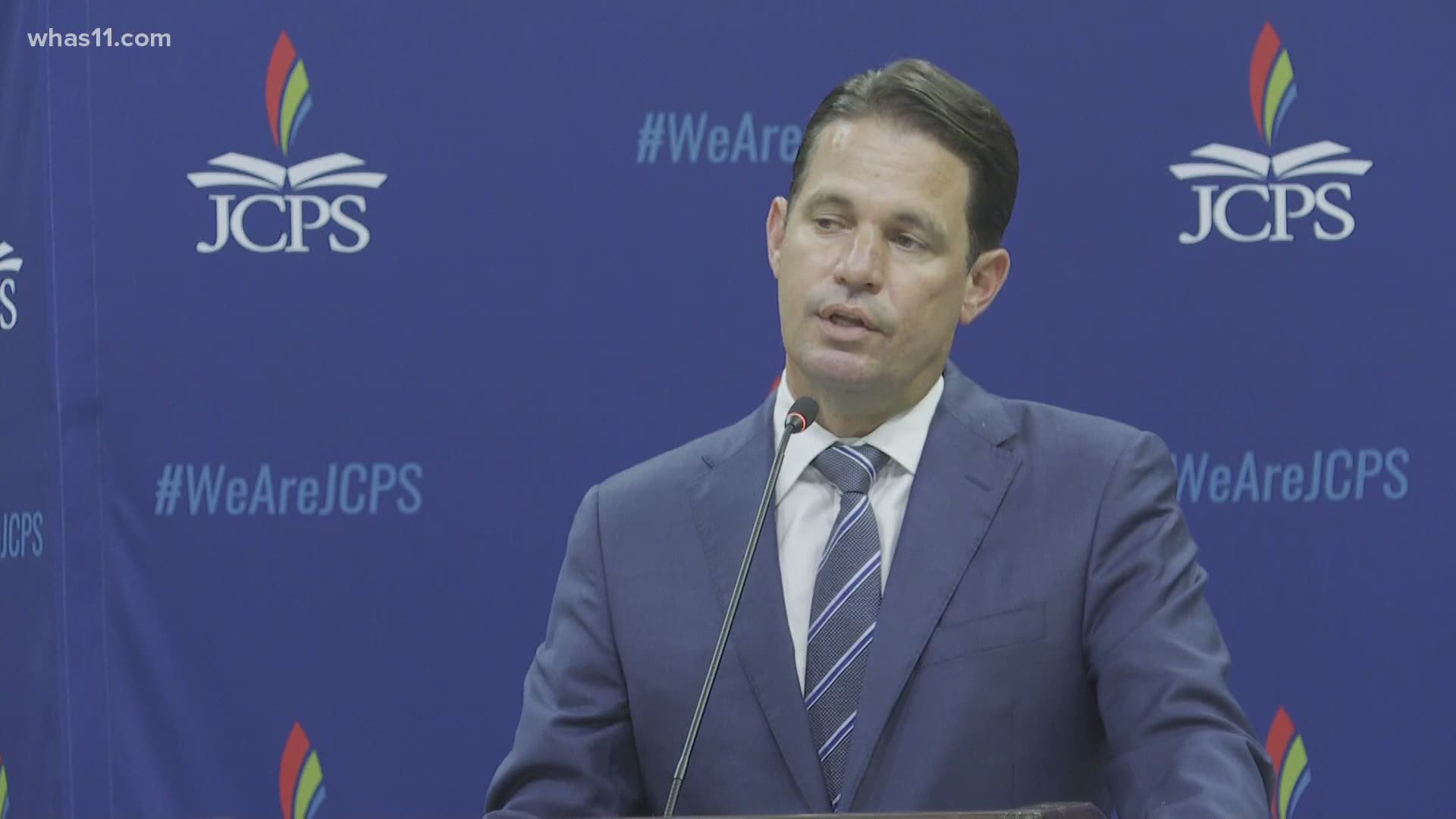 "When I stop and think about what's the safest option for our community our staff and our students the decision is clear," Dr. Marty Pollio said.