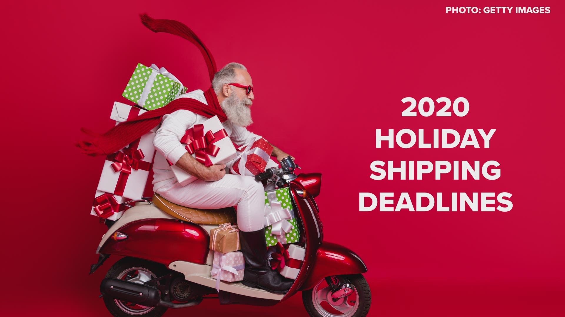 Here are the recommendations on when you should ship your gifts and packages this holiday season.
