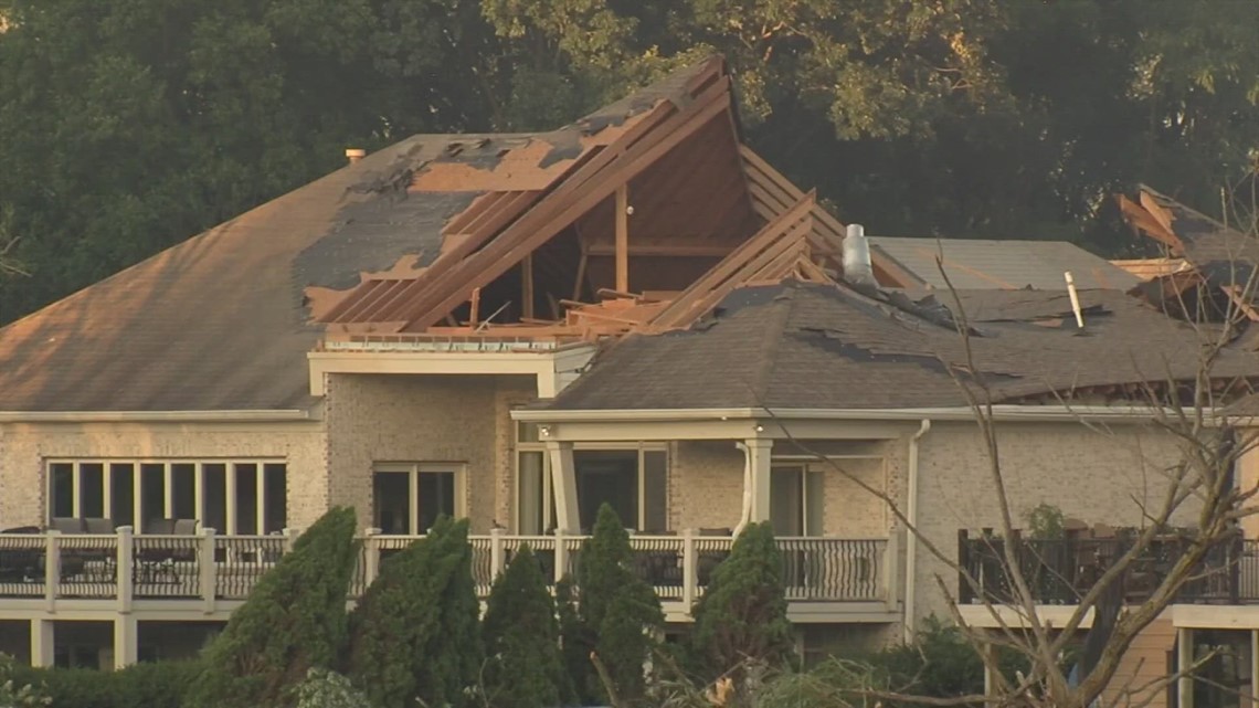 Indiana tornado in Johnson County damages homes, cleanup continues