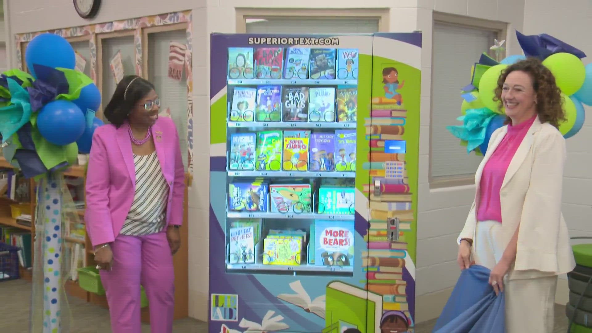 Instead of snacks, these vending machines will be filled with food for the mind!