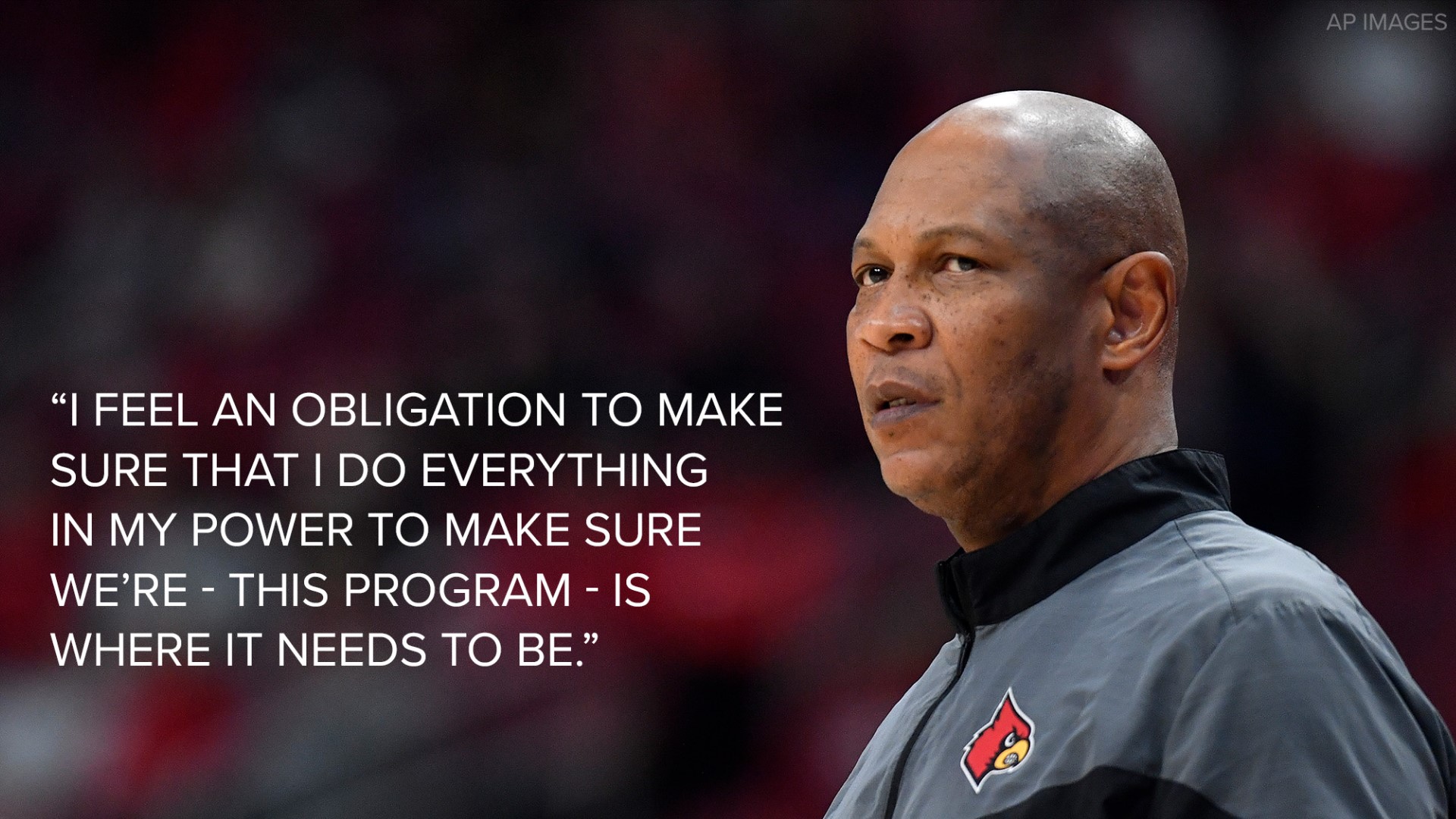 University of Louisville men's basketball head coach Kenny Payne talked about how hard the season has been and his thoughts on the North Carolina game.