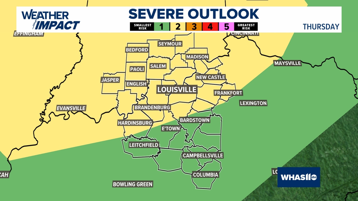 Strong storms expected in Kentucky, Indiana Thursday night; what you need to know