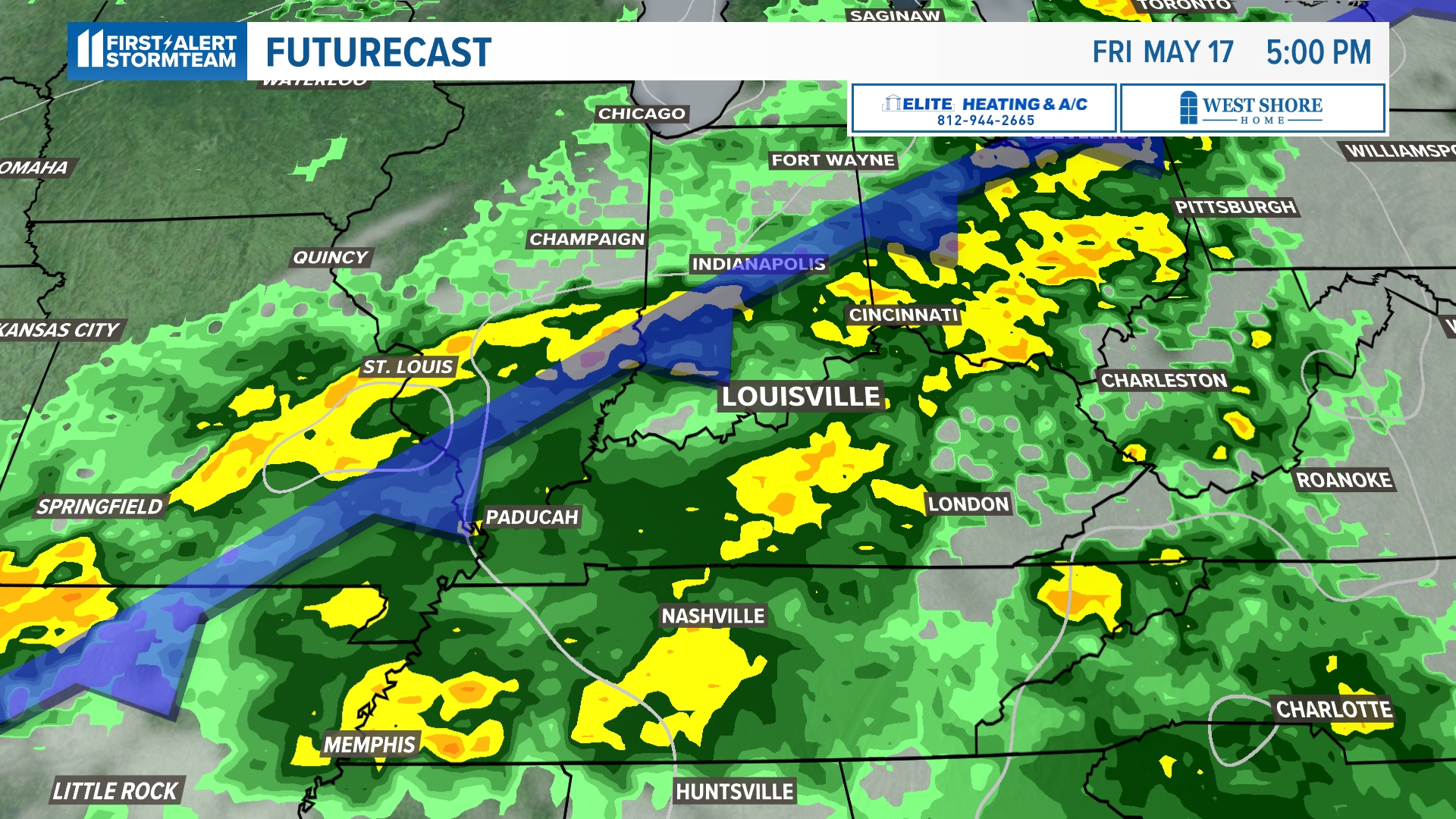 Weather forecast for PGA Championship in Louisville | whas11.com