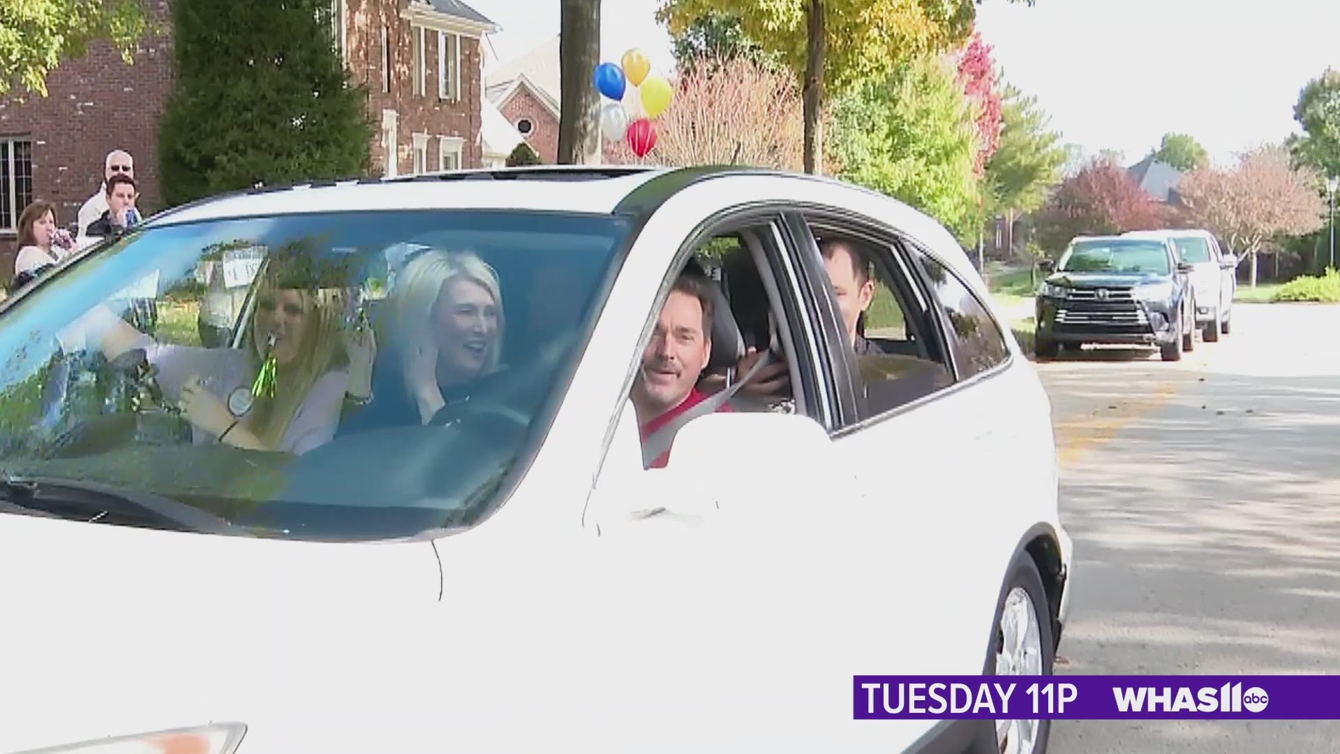Get ready to meet a Louisville family as they celebrate a rare milestone in their SUV.