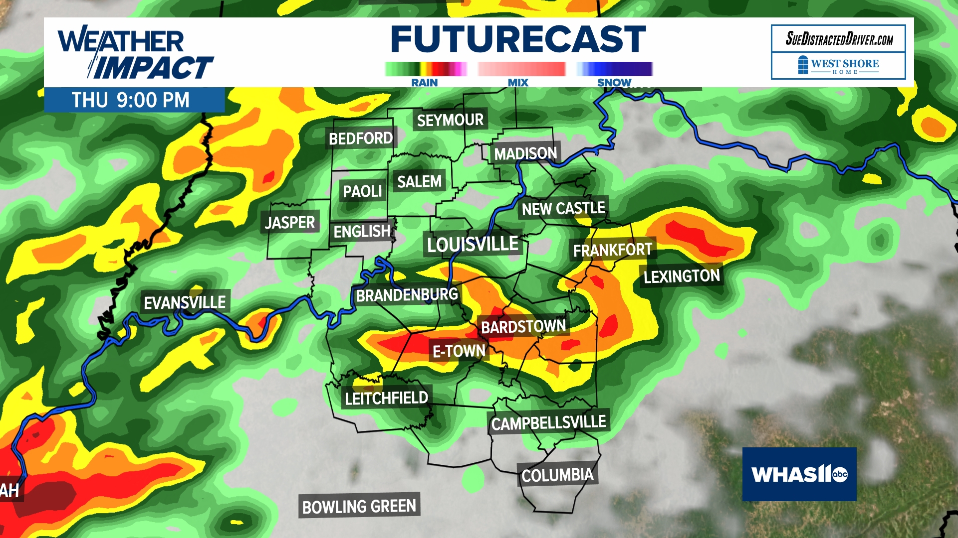 Severe weather outlook for Louisville area ahead of possible tornadoes ...