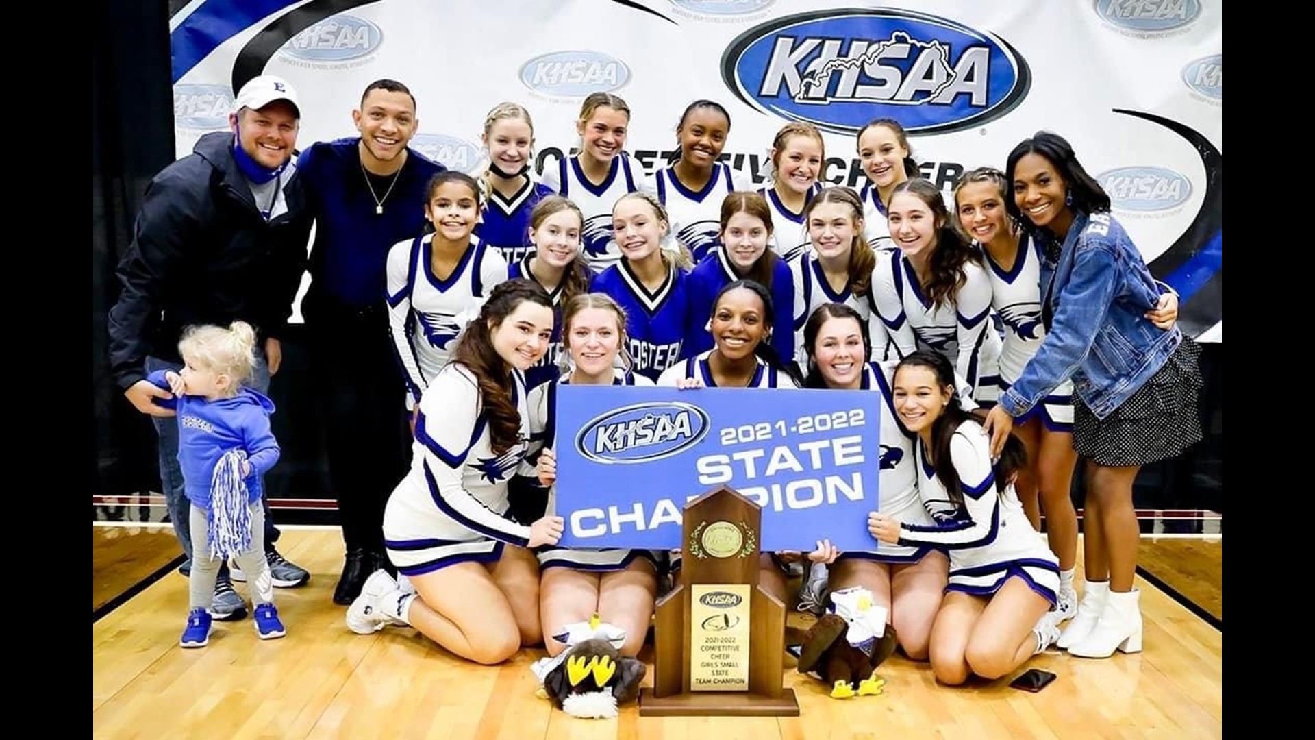 You can watch the Eastern High School Cheer Team compete Feb. 11-13 on TV.Varsity.com.