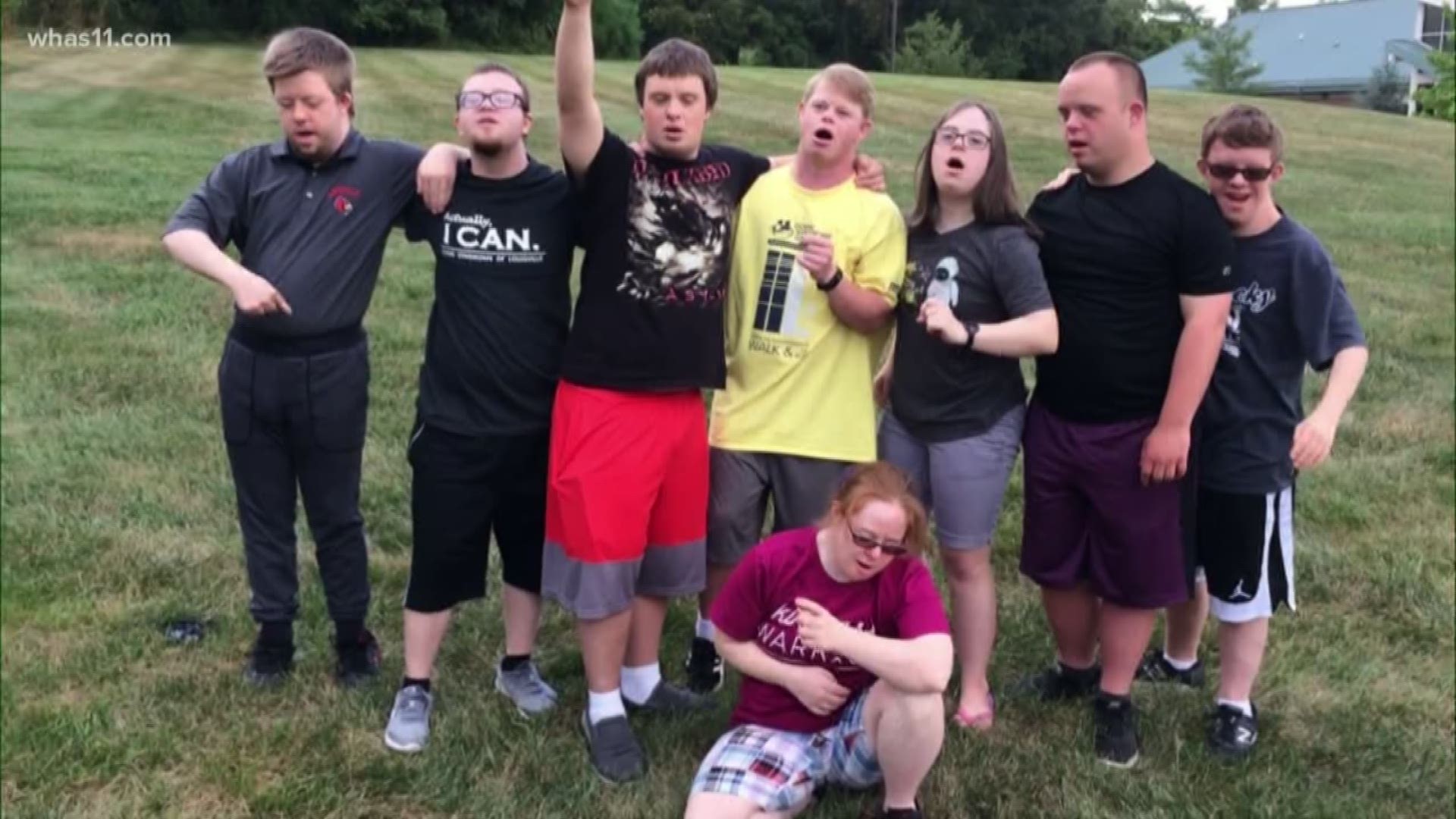 Down Syndrome of Louisville group members made a tribute video to the band, who will be in Louisville this weekend.