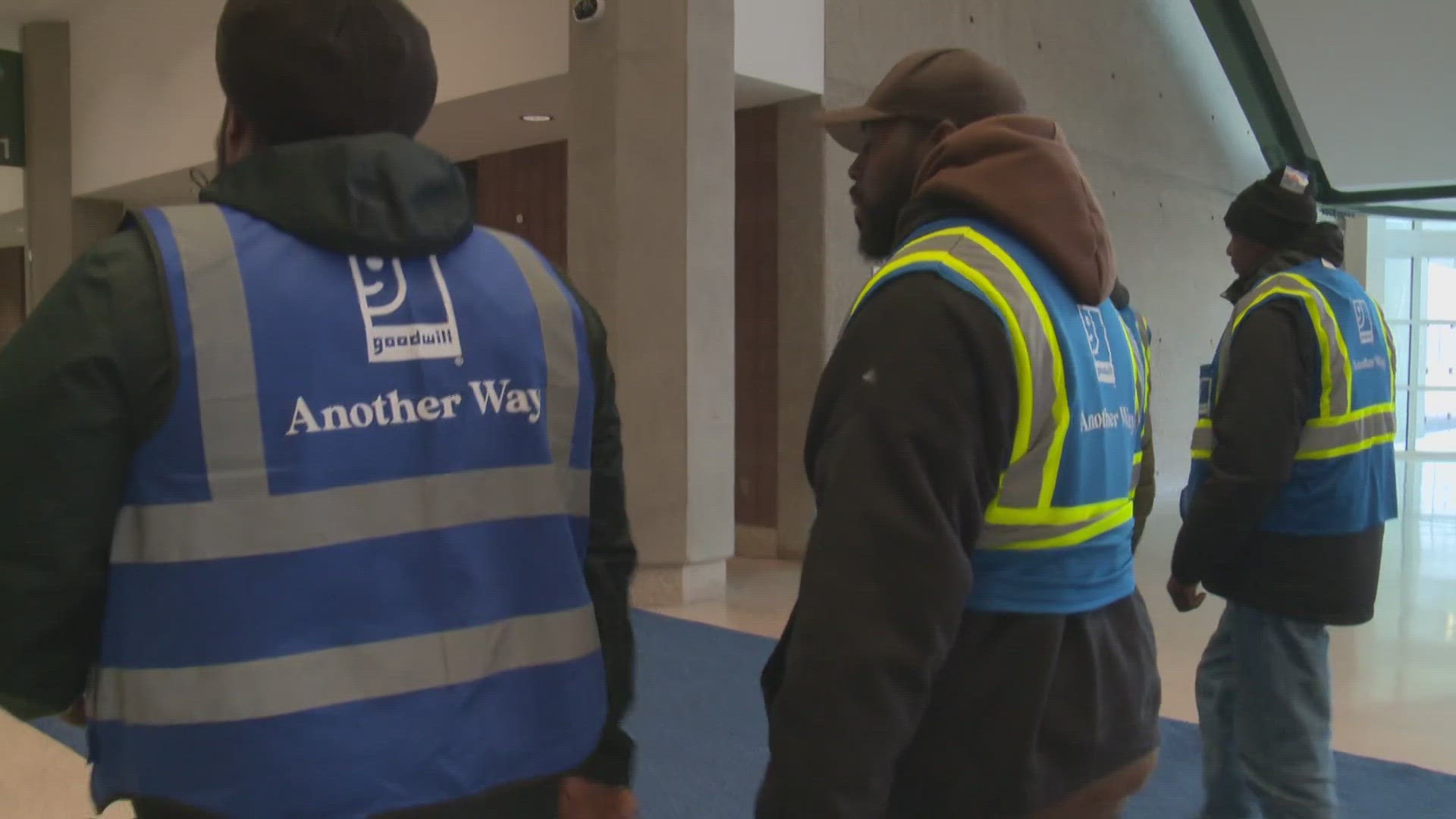 Since early Monday morning, Goodwill volunteers have been on the road picking up anyone in Jefferson County needing to escape the cold.