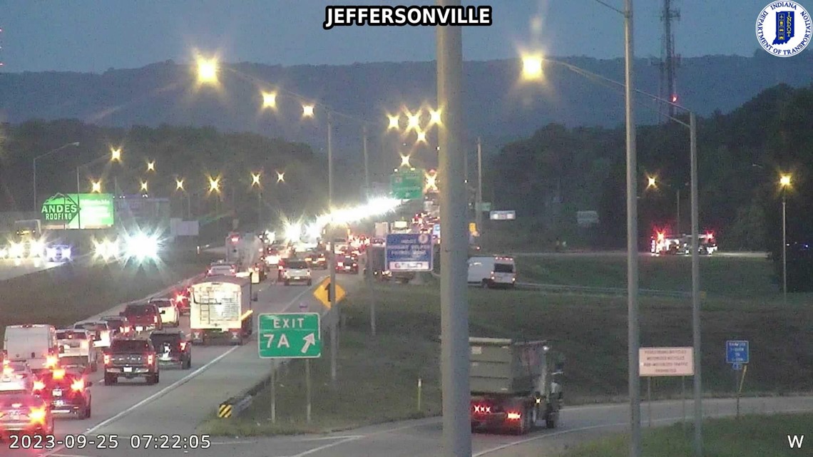 I65 South exit ramp reopened in Indiana after semi crash