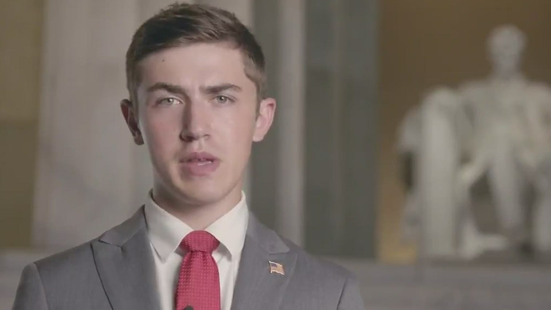 Nick Sandmann is known for video of his interaction with a Native American man during a demonstration at the Lincoln Memorial in 2019.