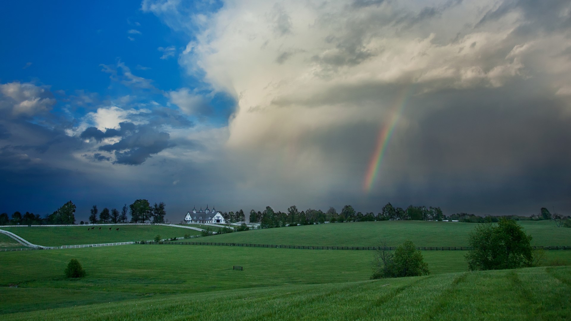 Manchester Farm's rolling hills and iconic barn with blue-and-white cupolas have provided a stunning backdrop for countless photos.