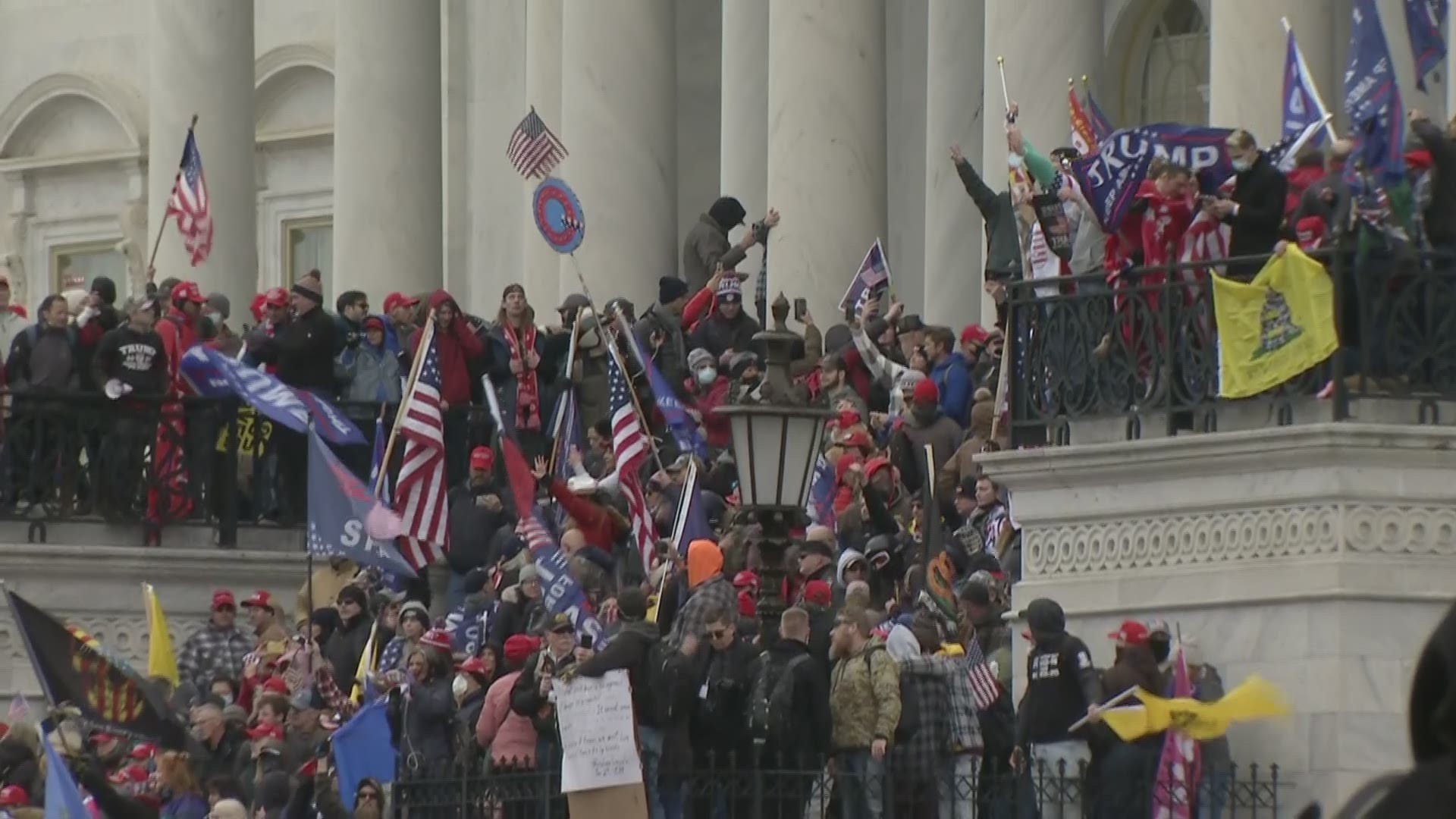 Angry supporters of President Donald Trump stormed the U.S. Capitol on Wednesday in a chaotic protest aimed at thwarting a peaceful transfer of power.