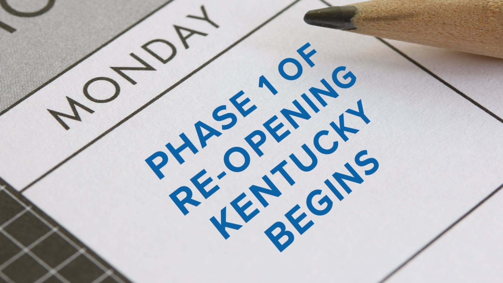 Phase 1 of Kentucky's Healthy at Work initiative involves opening up healthcare services.
