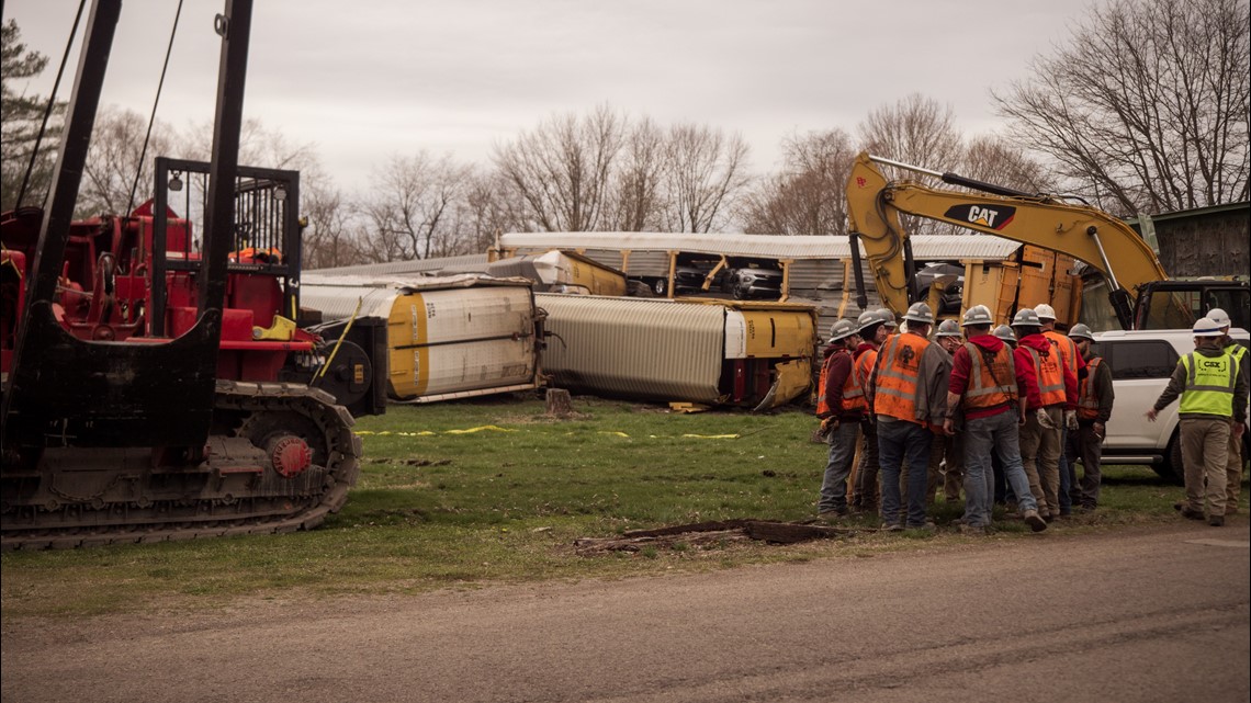 Train derailment in Kentucky; KSP investigating
