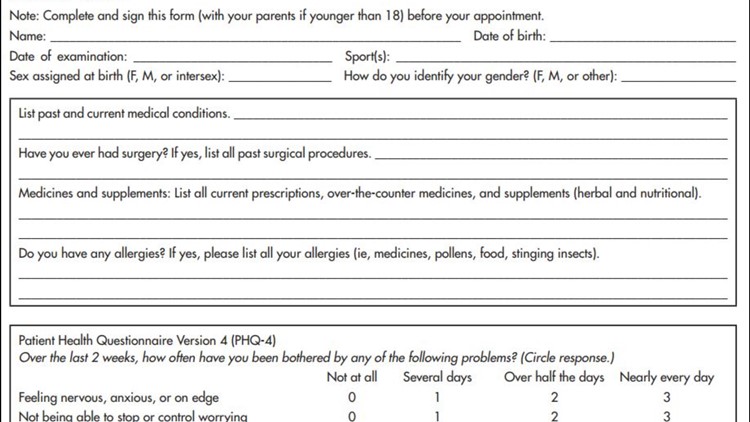 Kentucky Sports Physical Forms Changed To Now Ask About Gender Identity 