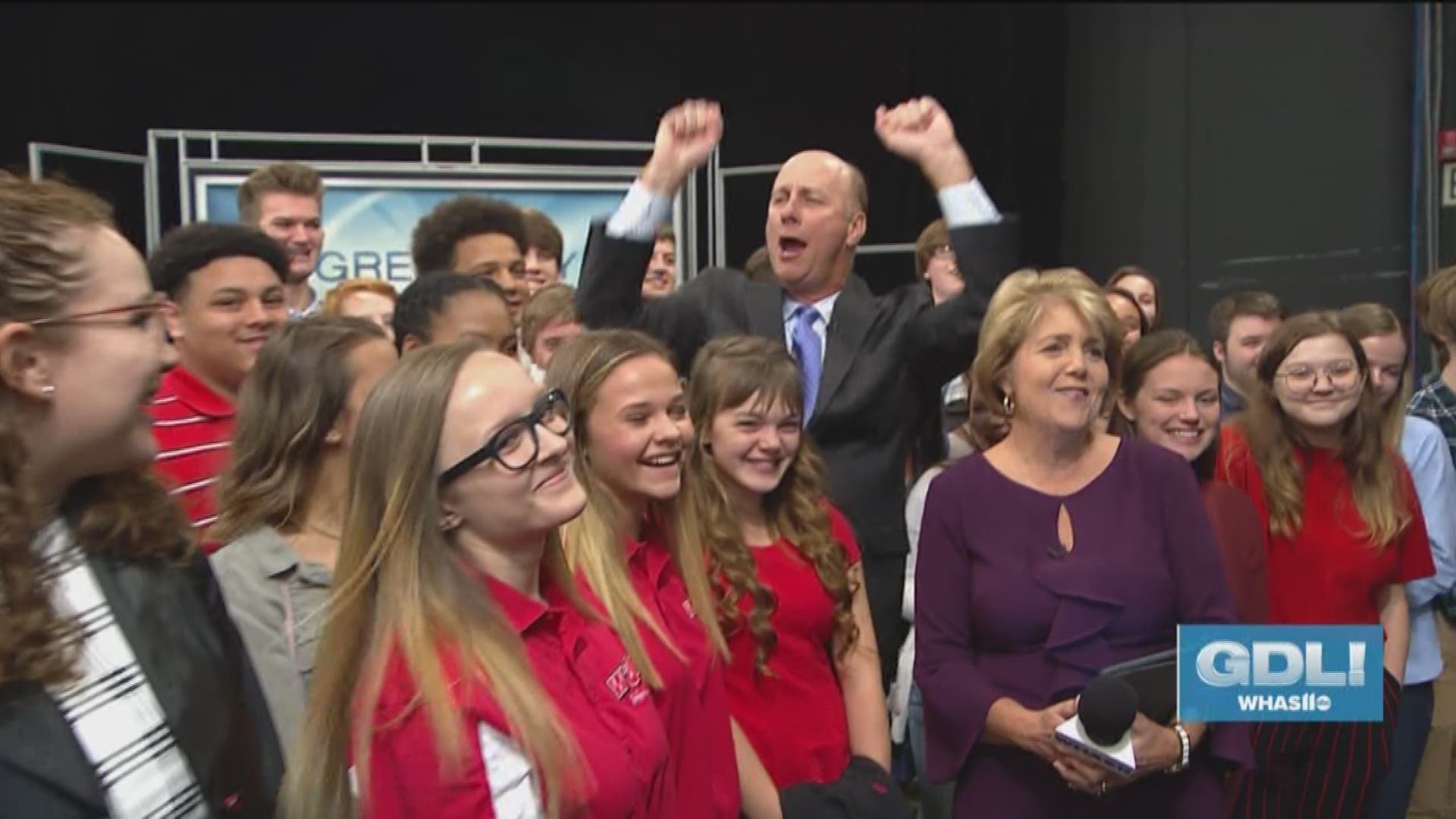 Radio & Television students from Jeffersonville High School stopped by Great Day Live for a day of shadowing and fun!