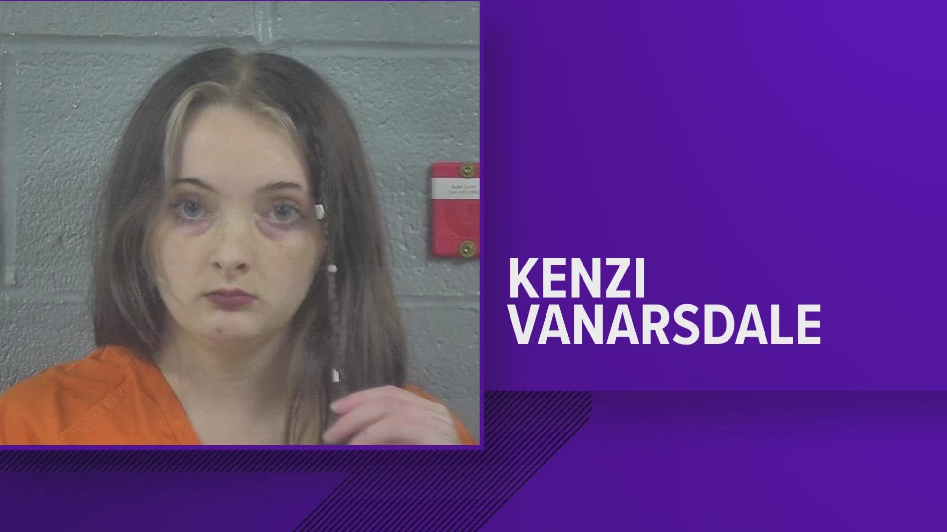 Kenzi Vanarsdale, 18, has been arrested after police tried to kill a Mt. Washington officer early Saturday.