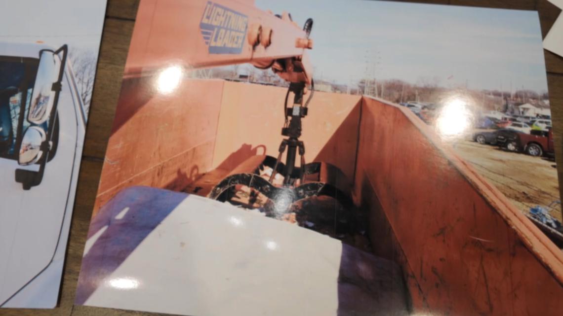 Family of woman who died after being picked up by garbage truck claw files lawsuit