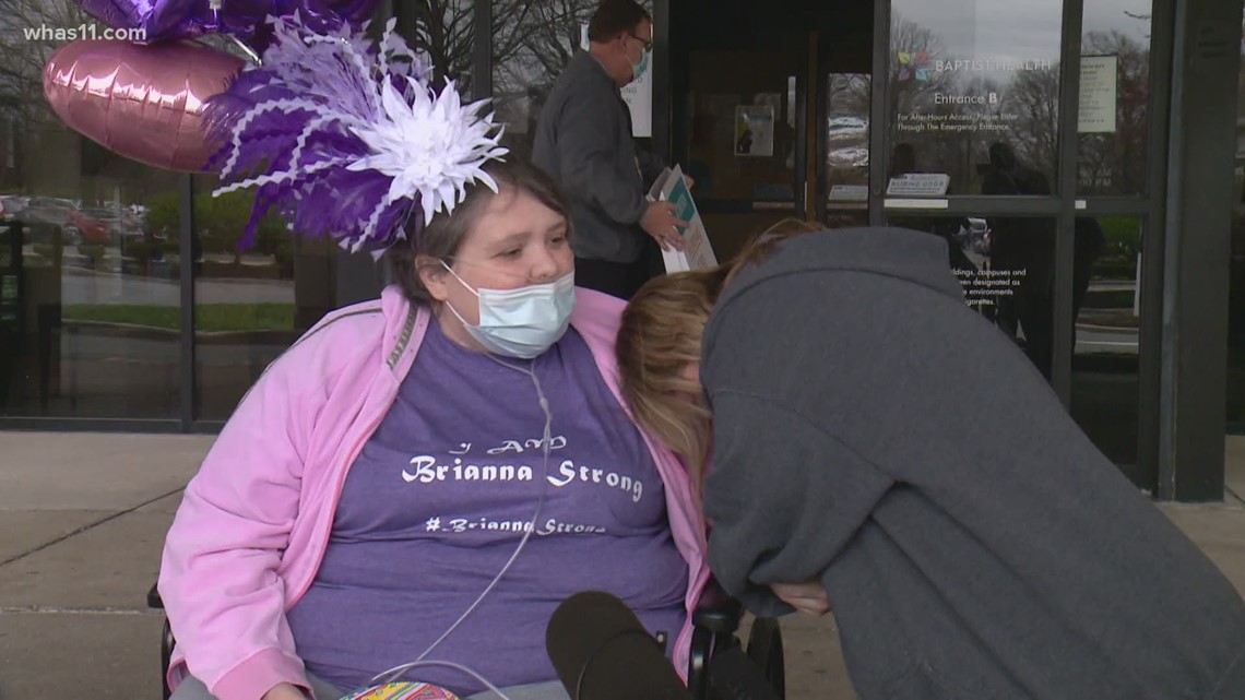 Louisville woman who lost legs in COVID battle finally home