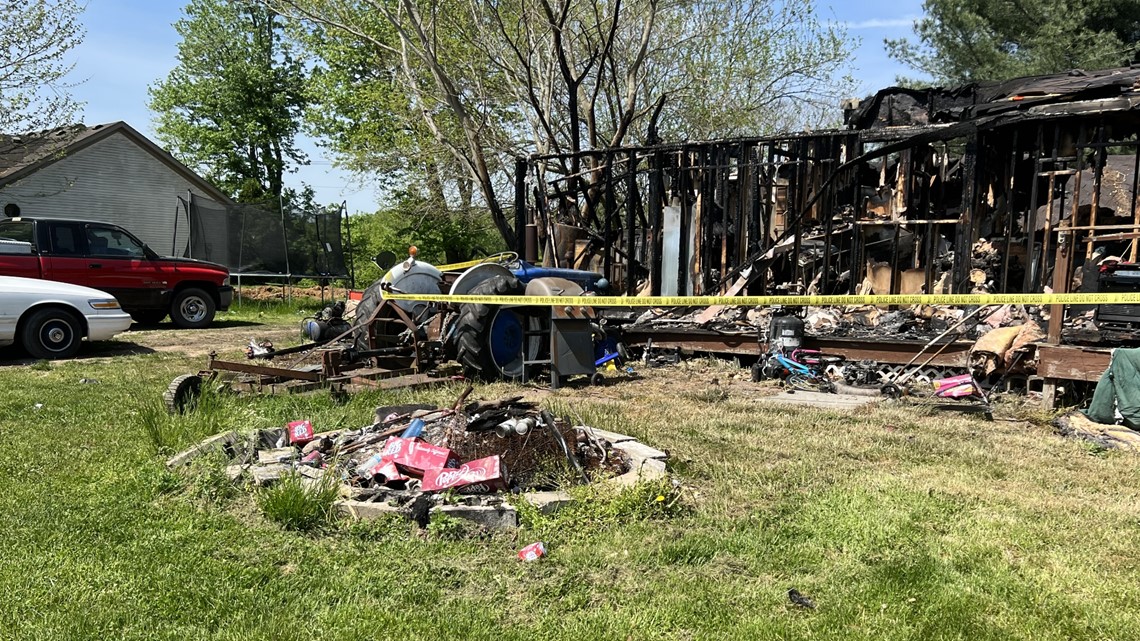 Oldham County family's home destroyed by afternoon fire