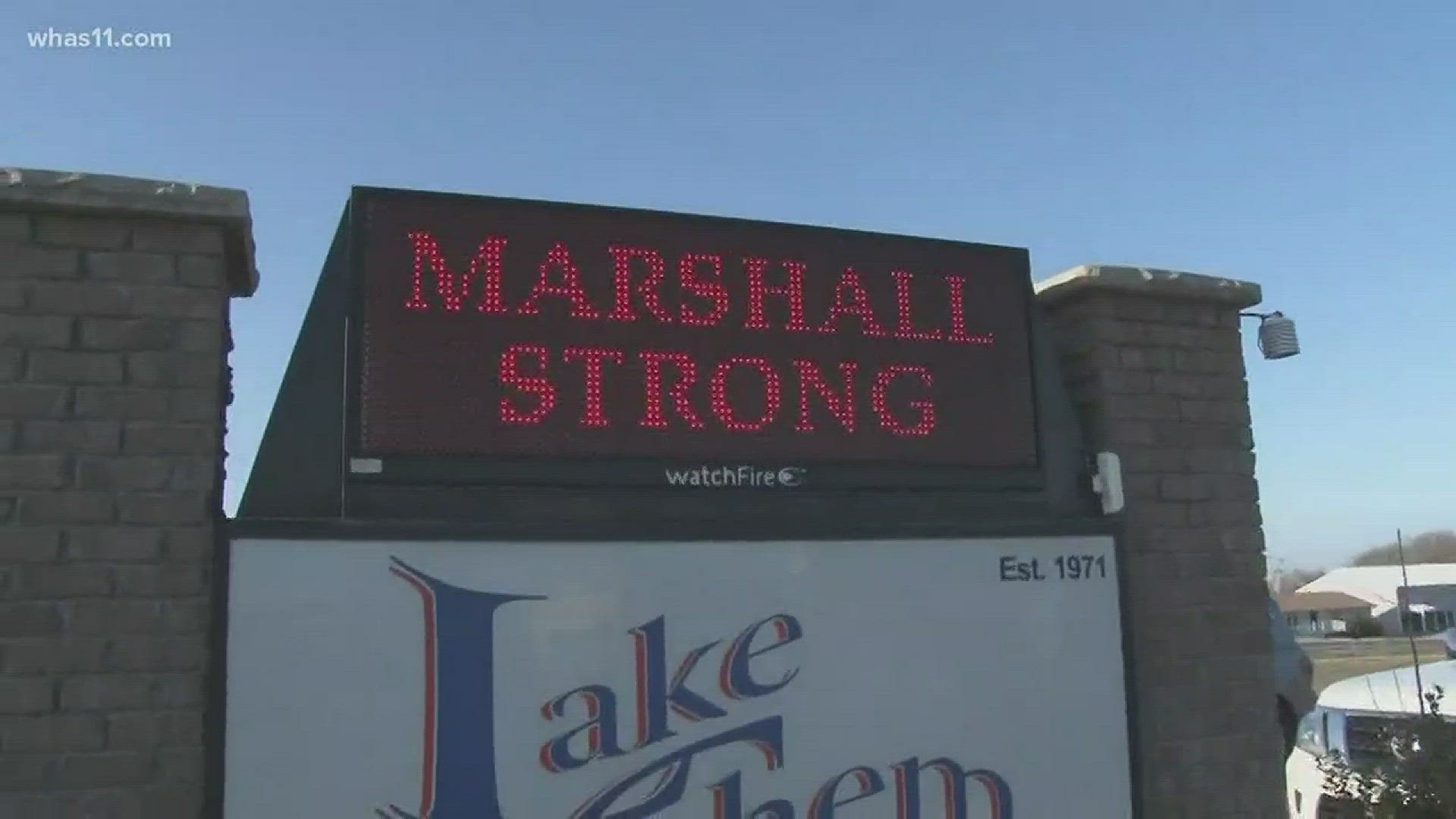 Lots of signs in Benton, Kentucky are broadcasting messages of hope for Marshall County after the deadly school shooting at the area high school.