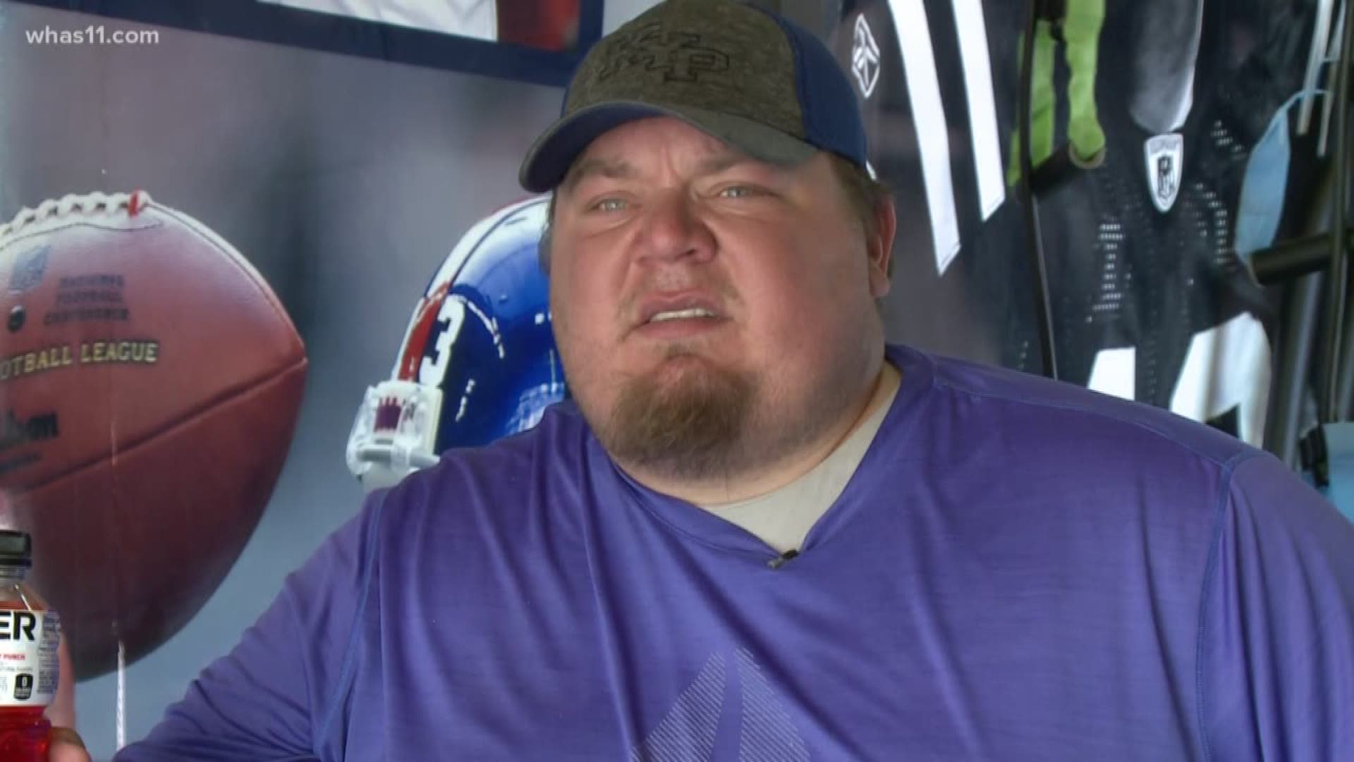 Former UK football player Jared Lorenzen is fighting childhood and adult obesity.