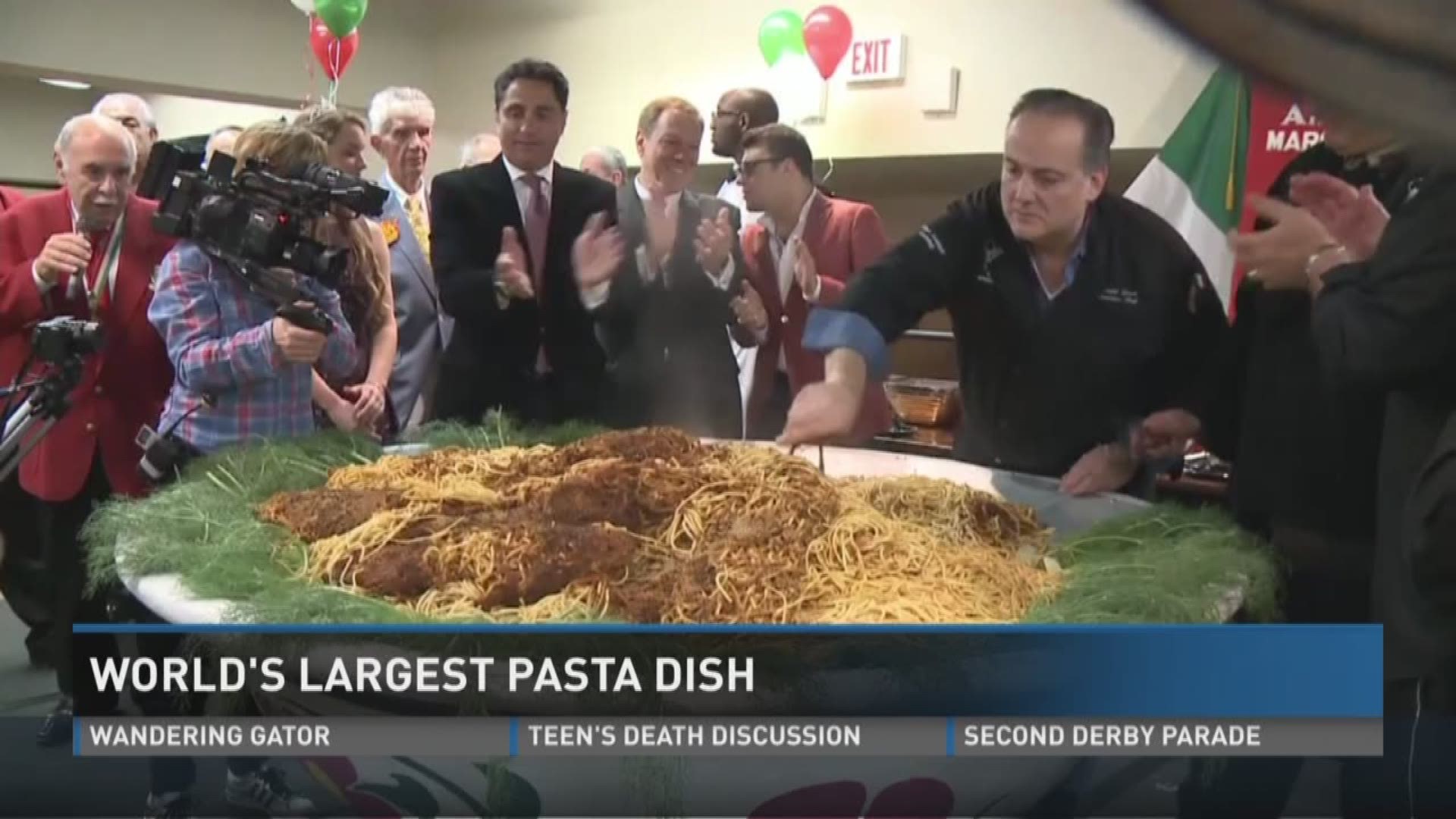 World's largest pasta dish