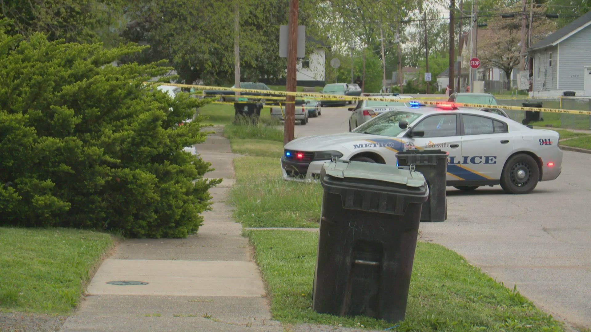 According to Louisville Metro Police, officers tried to stop a vehicle in the 4300 block of Sunset Avenue around 5:30 p.m.