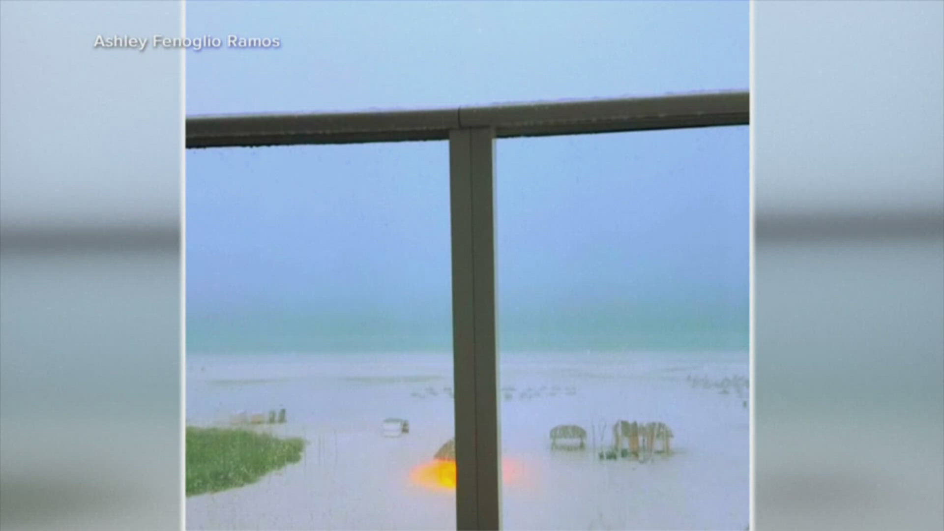 A group of women from Kentucky were on vacation at Marco Island and narrowly avoided being struck by lightning. 