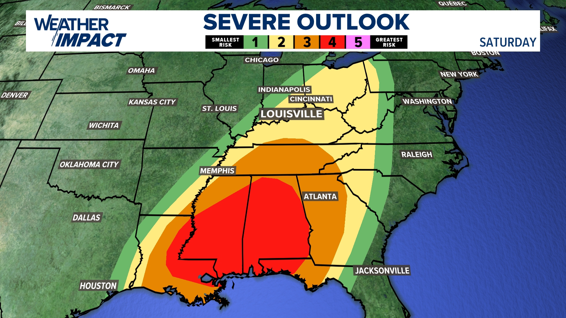 Tornadoes possible in Louisville and southern Indiana this weekend ...