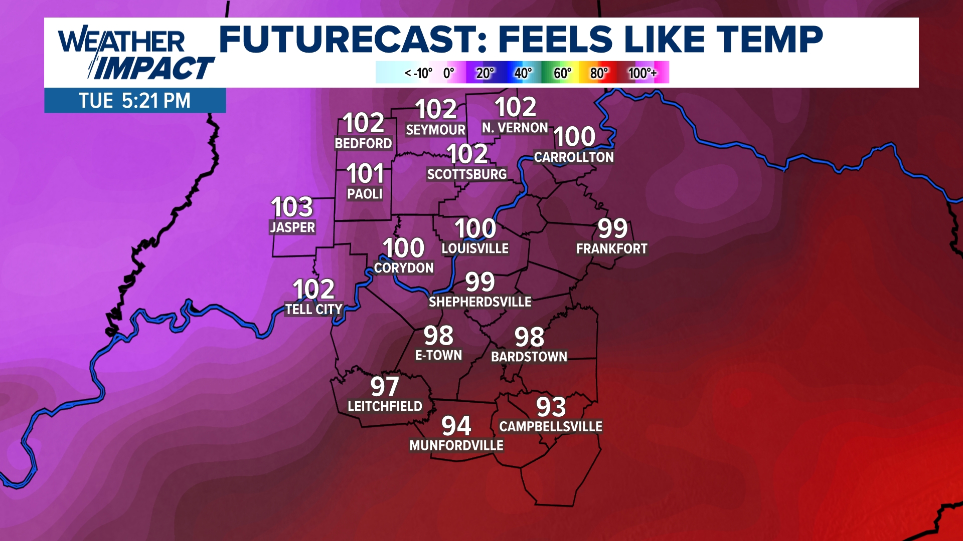 Extreme heat expected in Louisville, southern Indiana this week ...