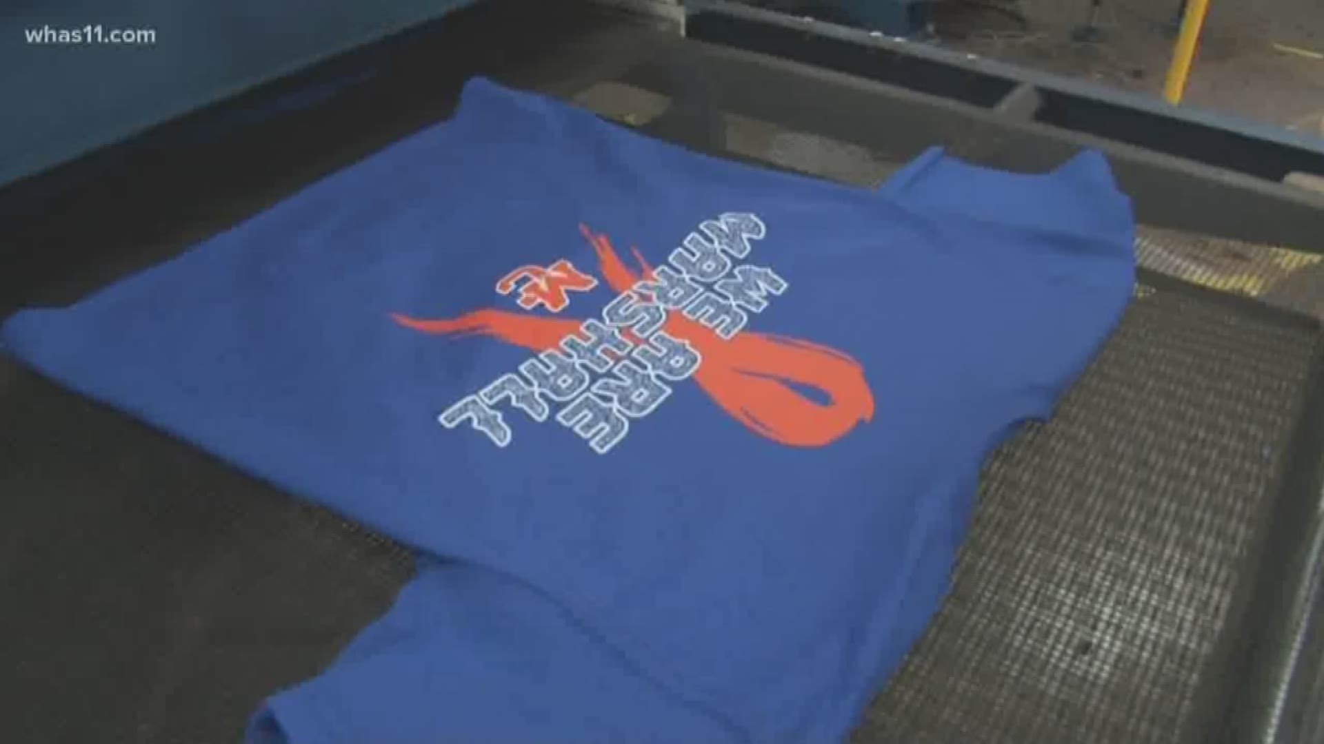 Katlyn Gardenhire is live at Marshall County High School bringing the story of how a local company is selling shirts to donate to victims' families.