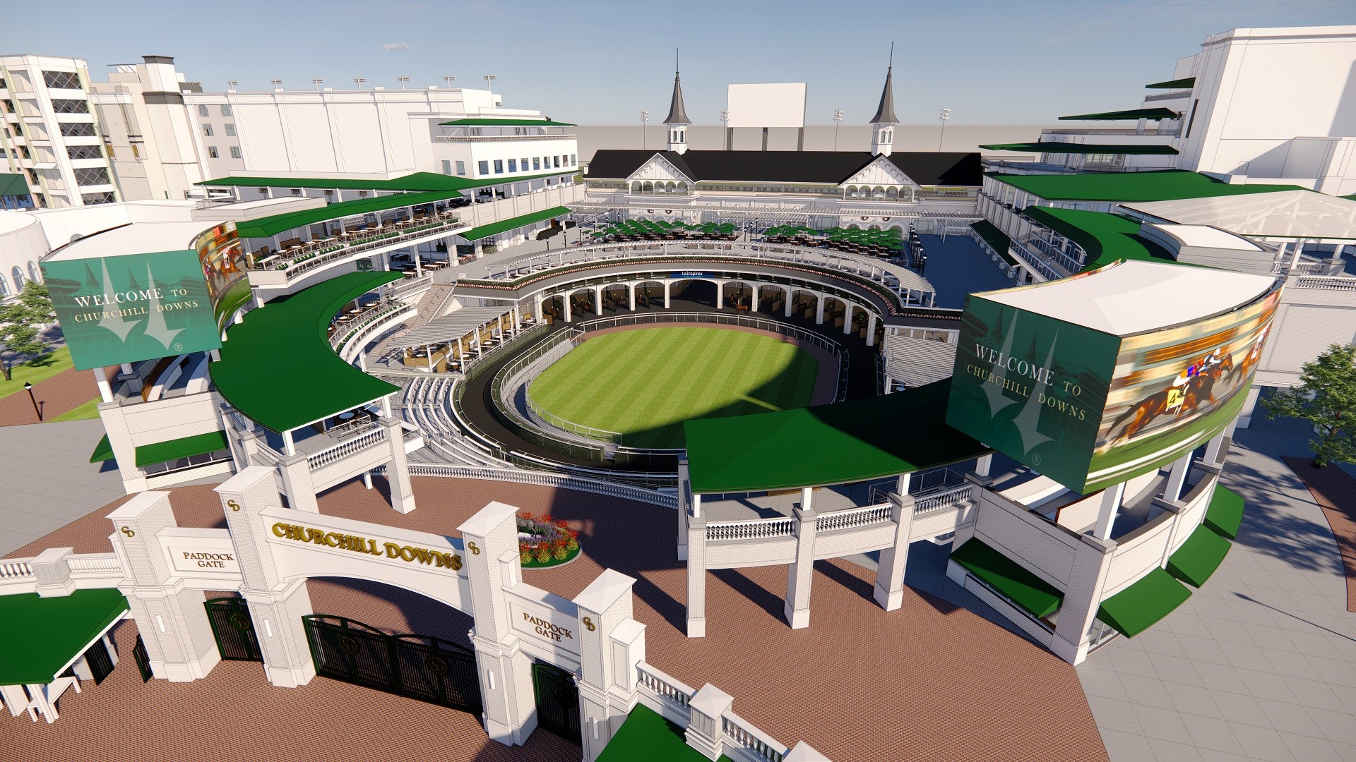 The renovations are supposed to be done in time for the 150th Kentucky Derby in May 2024.