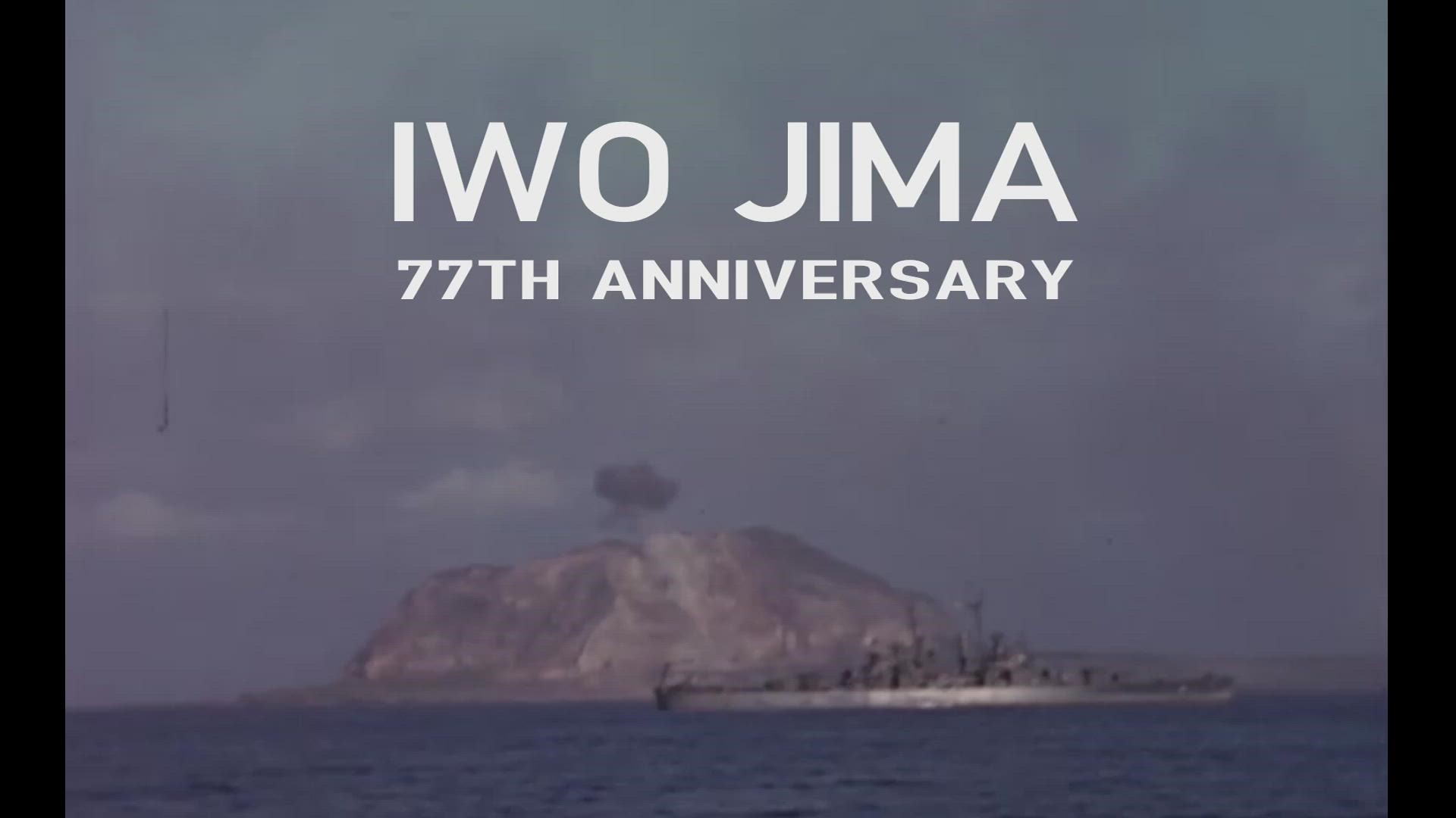 U.S. Marines and sailors received the command to overtake Iwo Jima on Feb. 19, 1945.