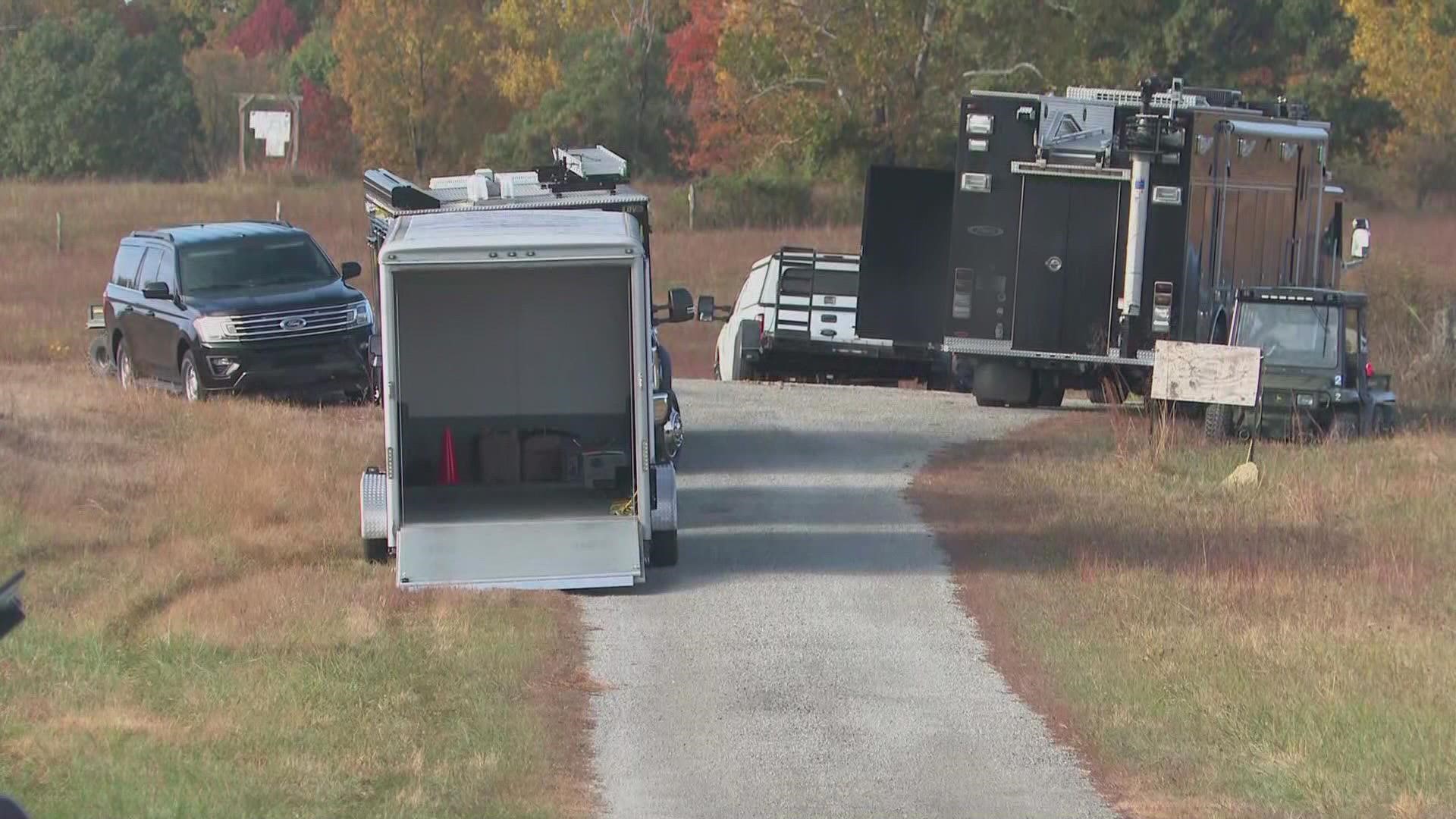 Dozens of law enforcement officers searched the Bardstown property last week, looking for evidence into the disappearance of Crystal Rogers.