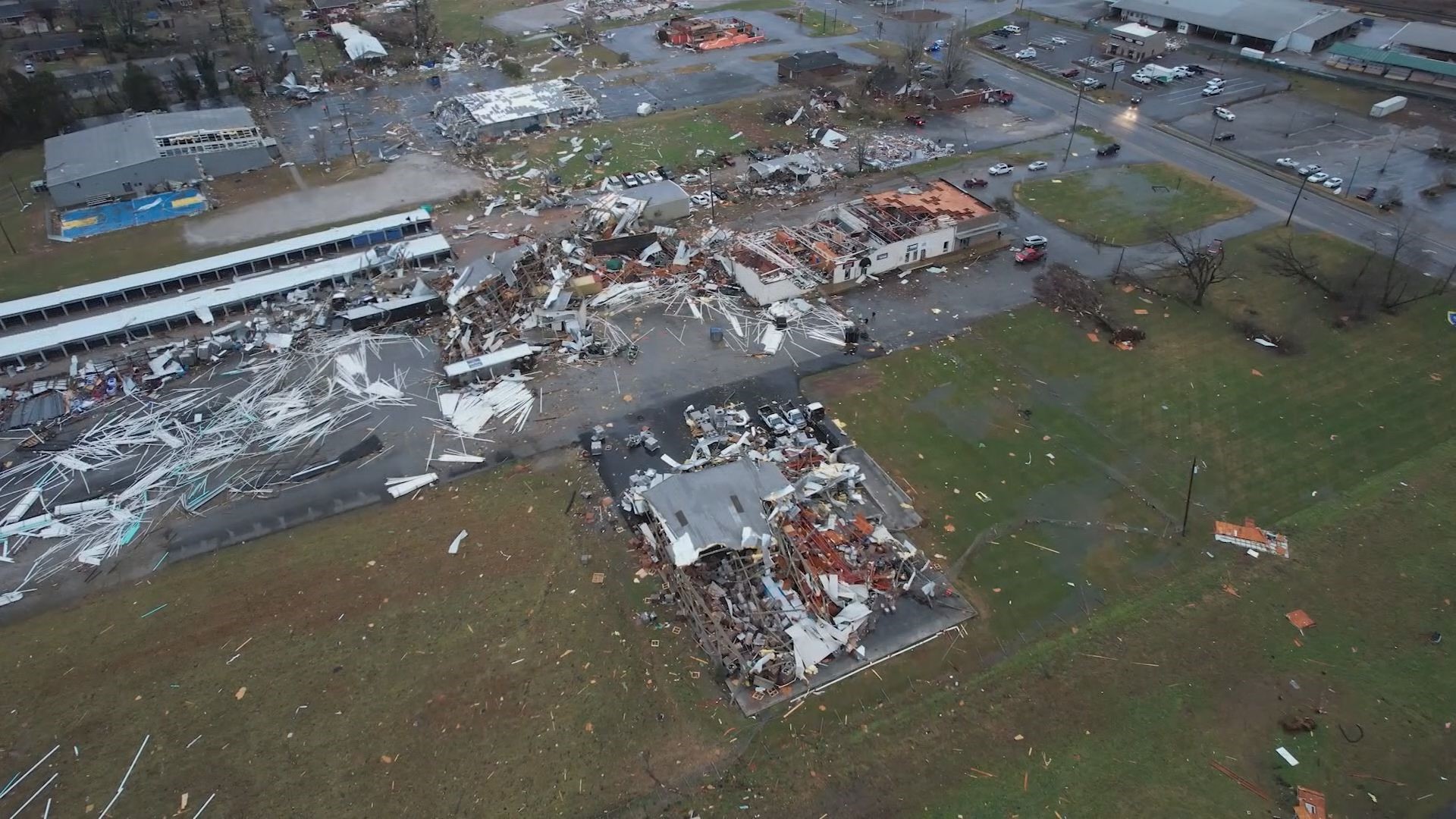 Drone Images Show Kentucky Tornado Damage Whas Com