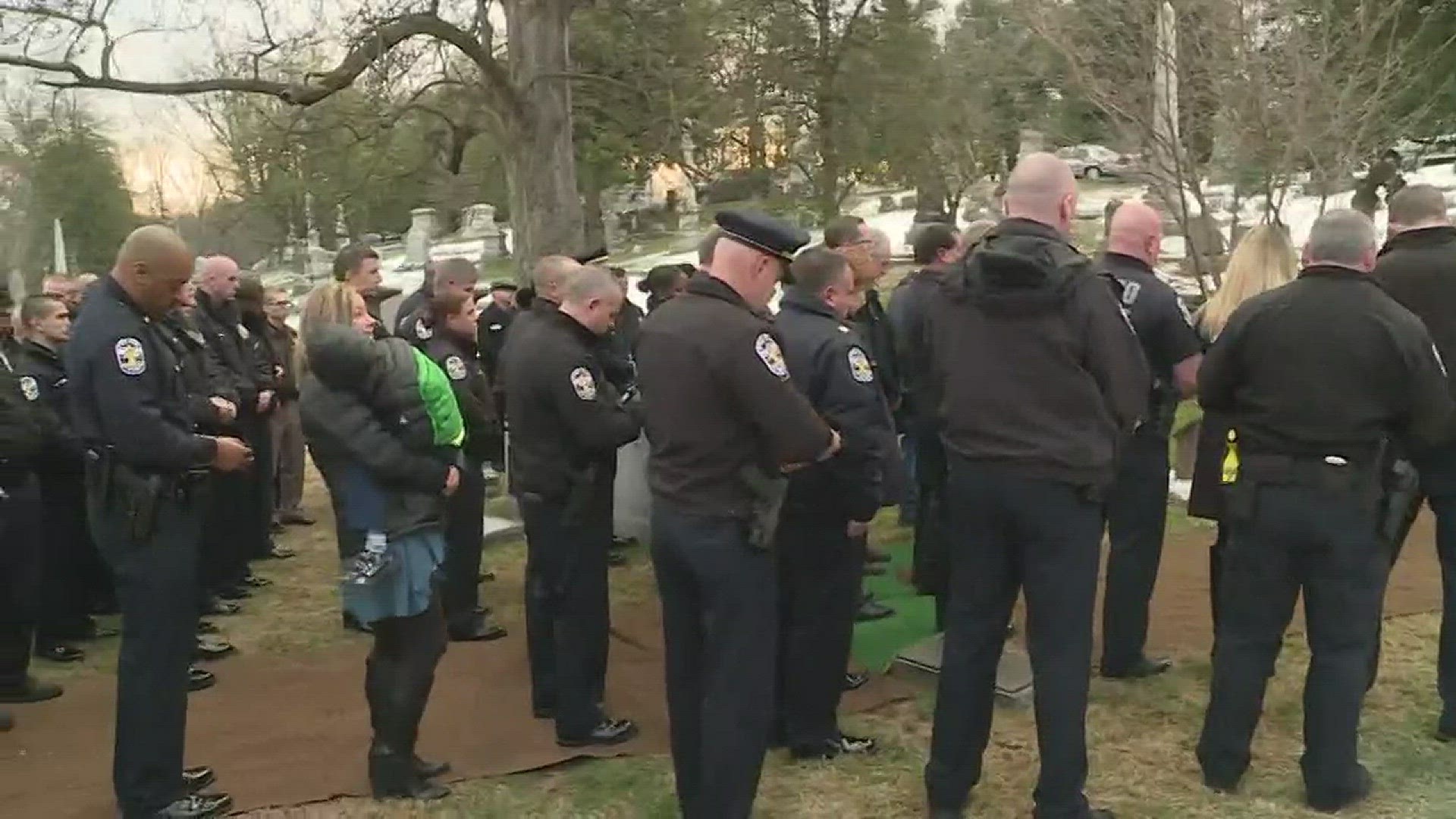 Ceremony honors fallen officer