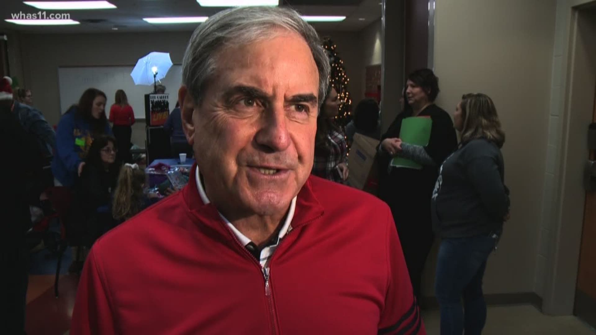 Congressman John Yarmuth enlisted the help of some local elementary school kids to make a difference