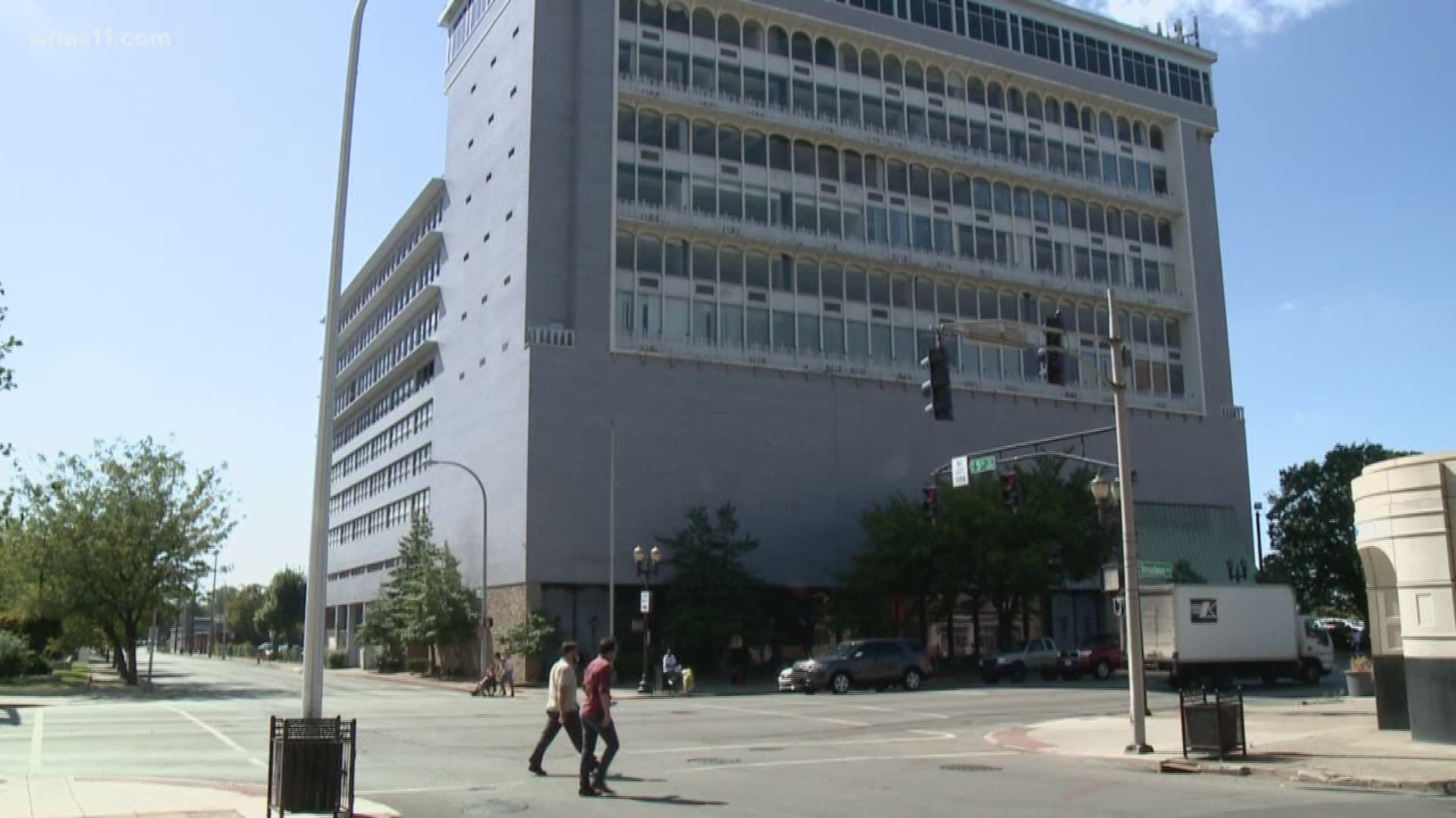 A Louisville architectural firm wants to transform the building into a 195-room hotel.