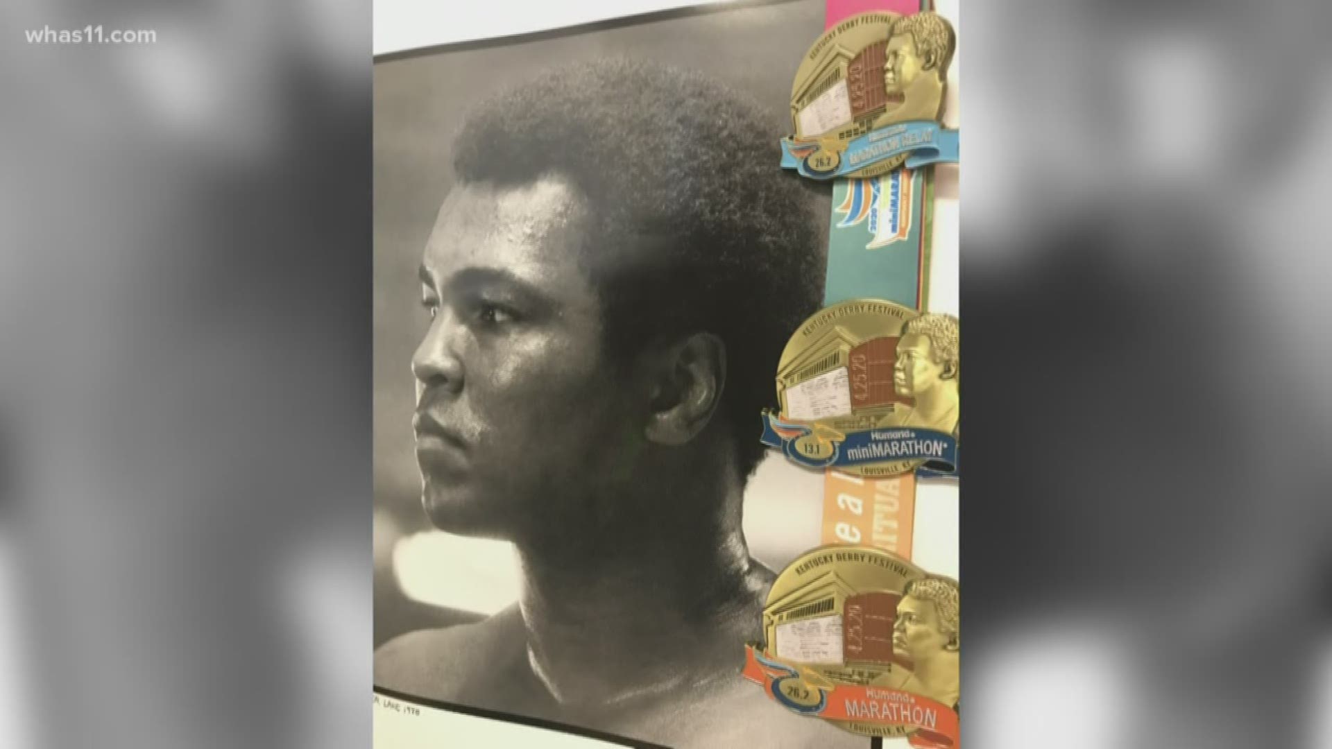 The medals feature 'The Greatest' Muhammad Ali along with the Muhammad Ali Center.