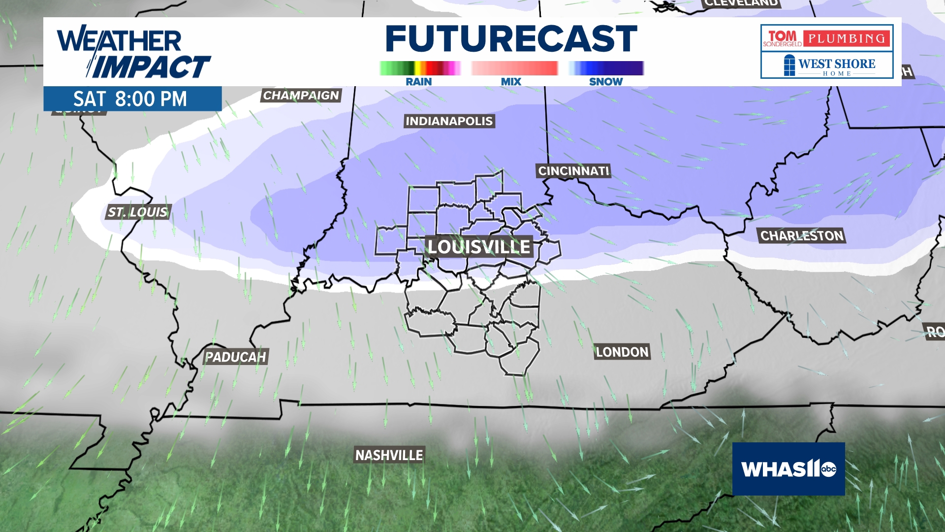 Accumulating snow and dangerous cold heading to Kentucky, Indiana ...