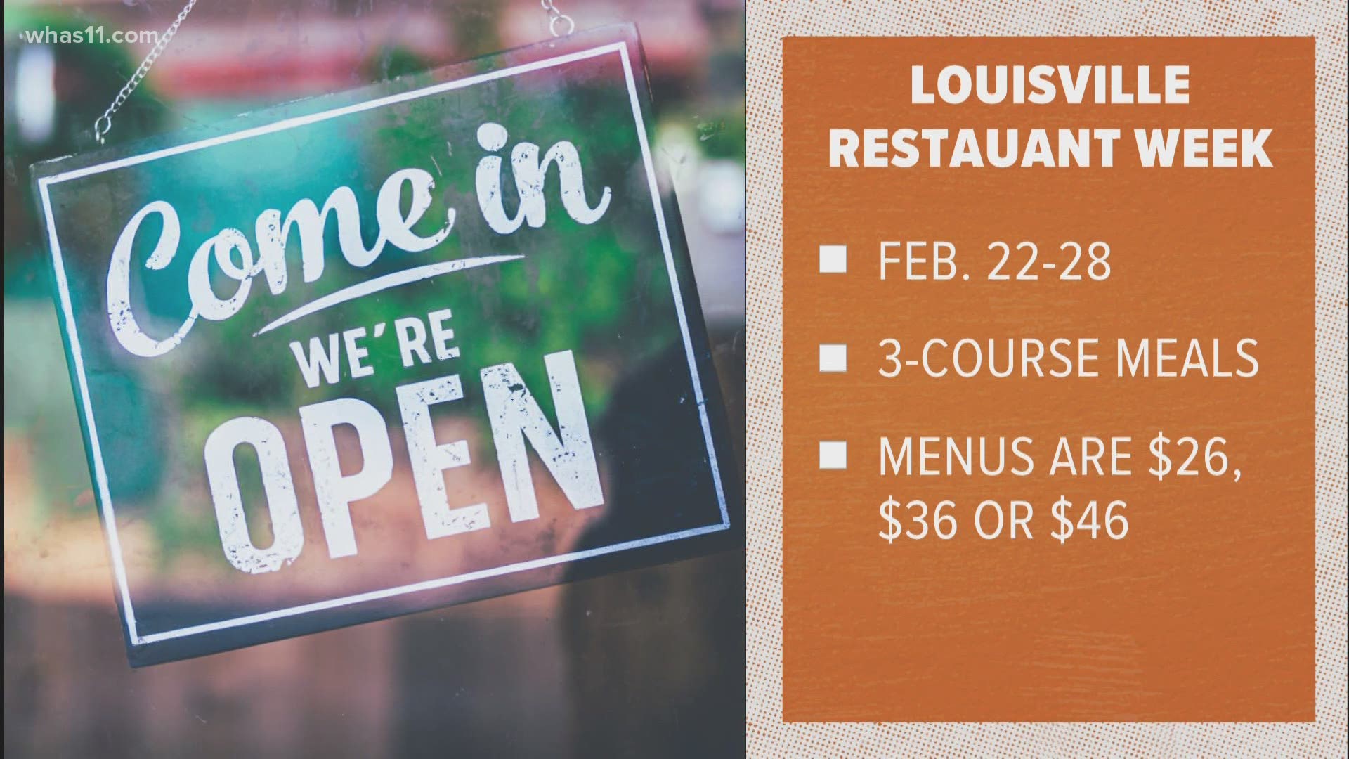 Louisville Restaurant Week List of participanting venues