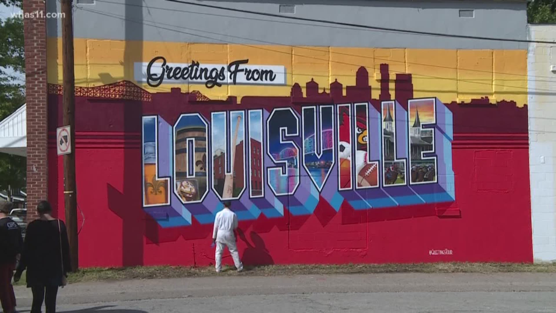 Louisville Mural Print — Greetings Tour - Postcard Mural Artists