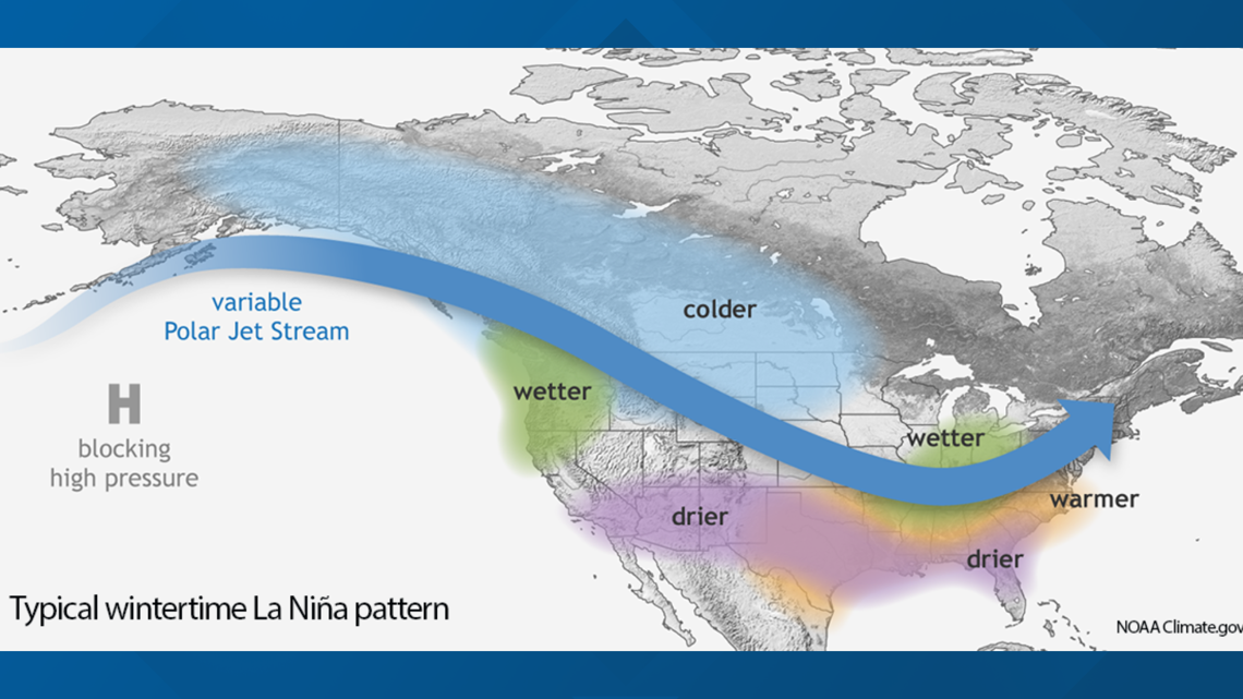 Ohio Valley could see a wetter, warmer winter due to La Niña 