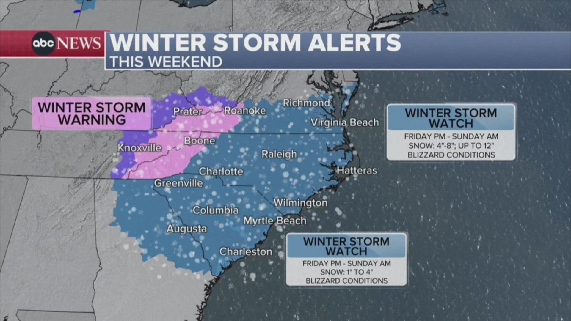 Major snowstorm threatens East Coast with up to a foot of snow | whas11.com